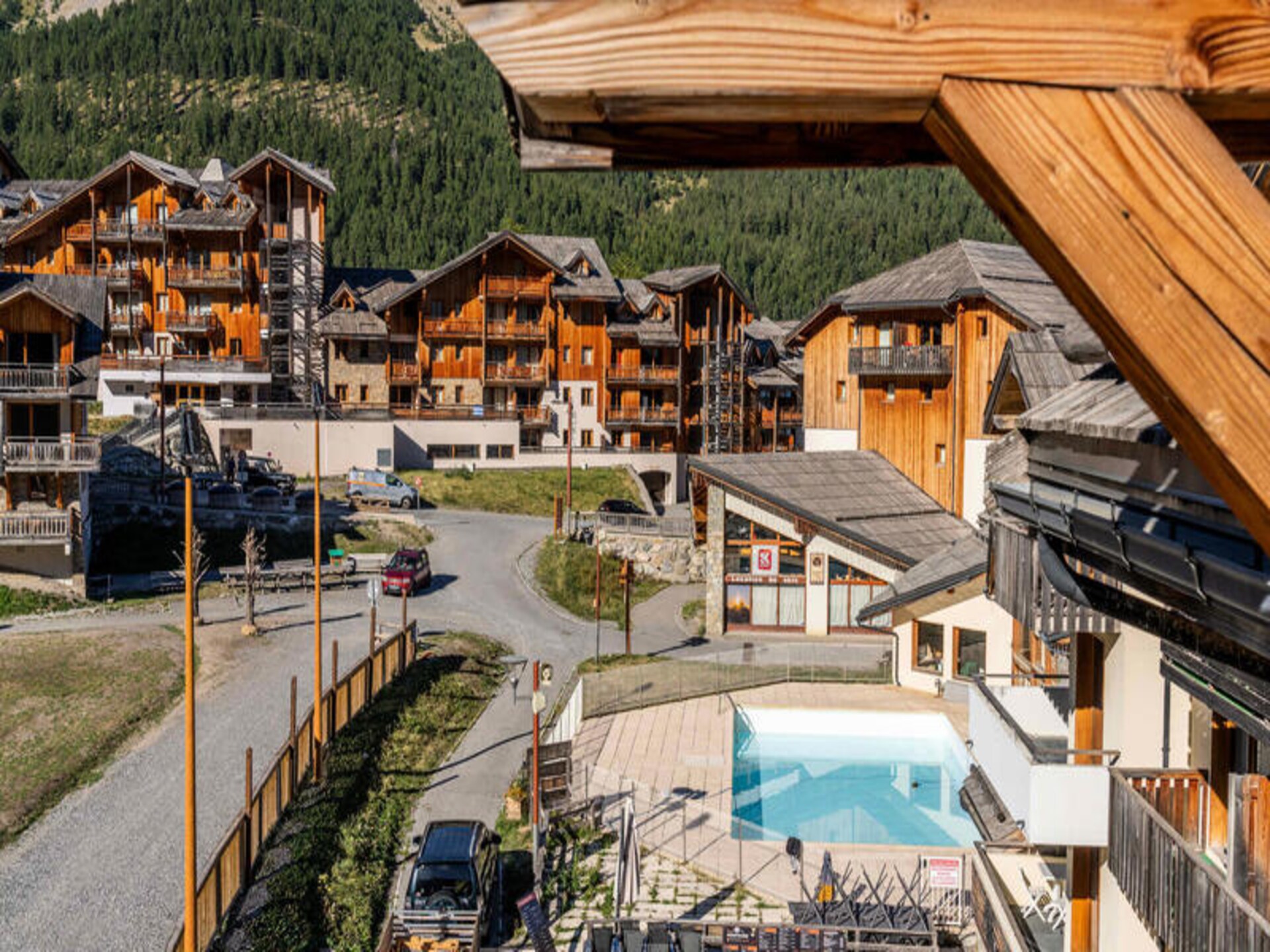 Appartement aan de piste met zwembad en sauna in Les Orres 1800 - foto 21
