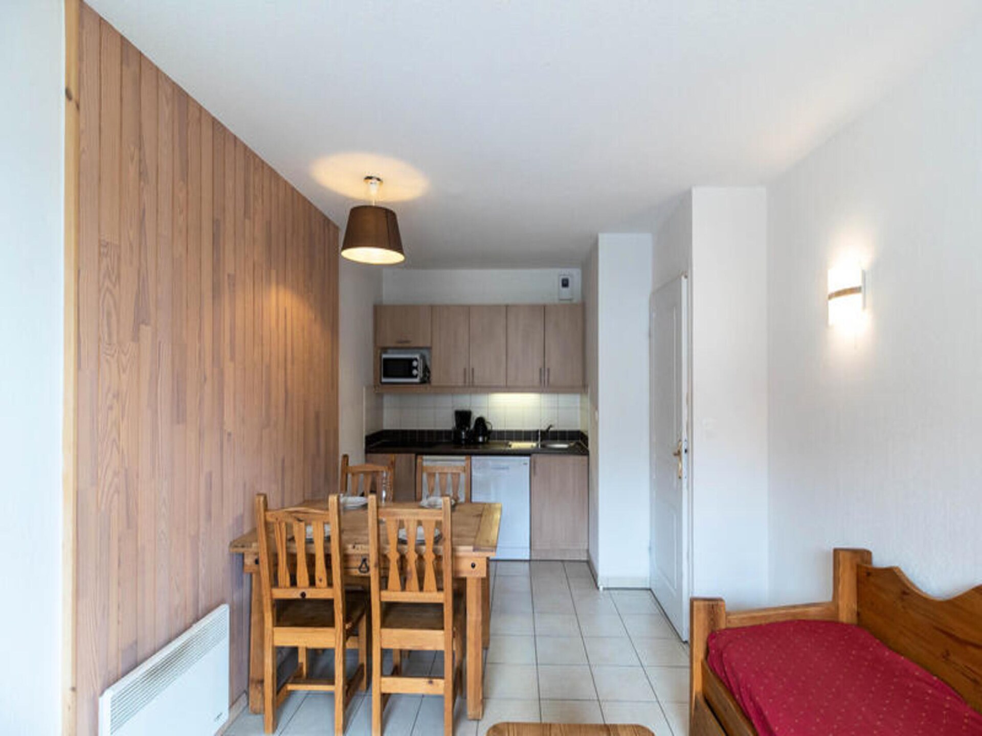 Appartement 4p aan de piste in Les Orres 1800 met zwembad en balkon - foto 7