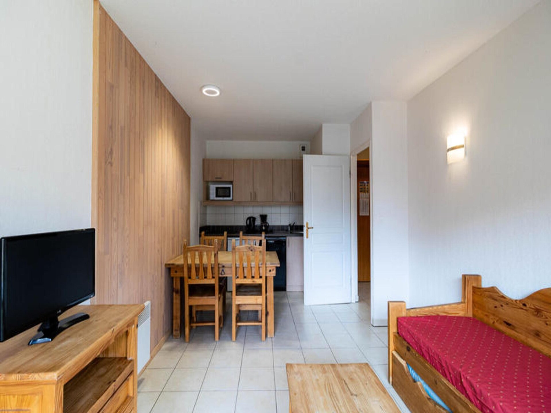 Knus appartement voor 4 aan de piste in Les Orres 1800 met zwembad - foto 9