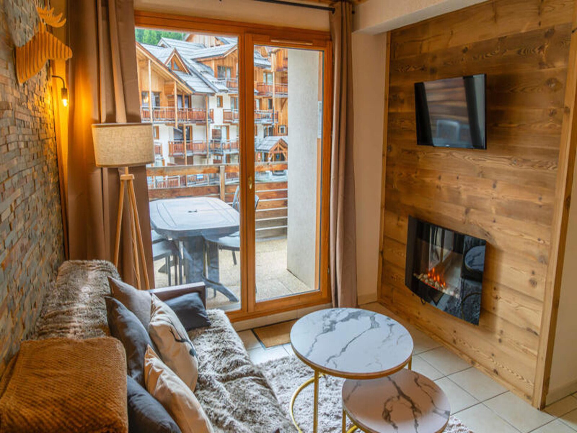 Appartement 6 personen op 1800m met zwembad en uitzicht in Les Orres - foto 11