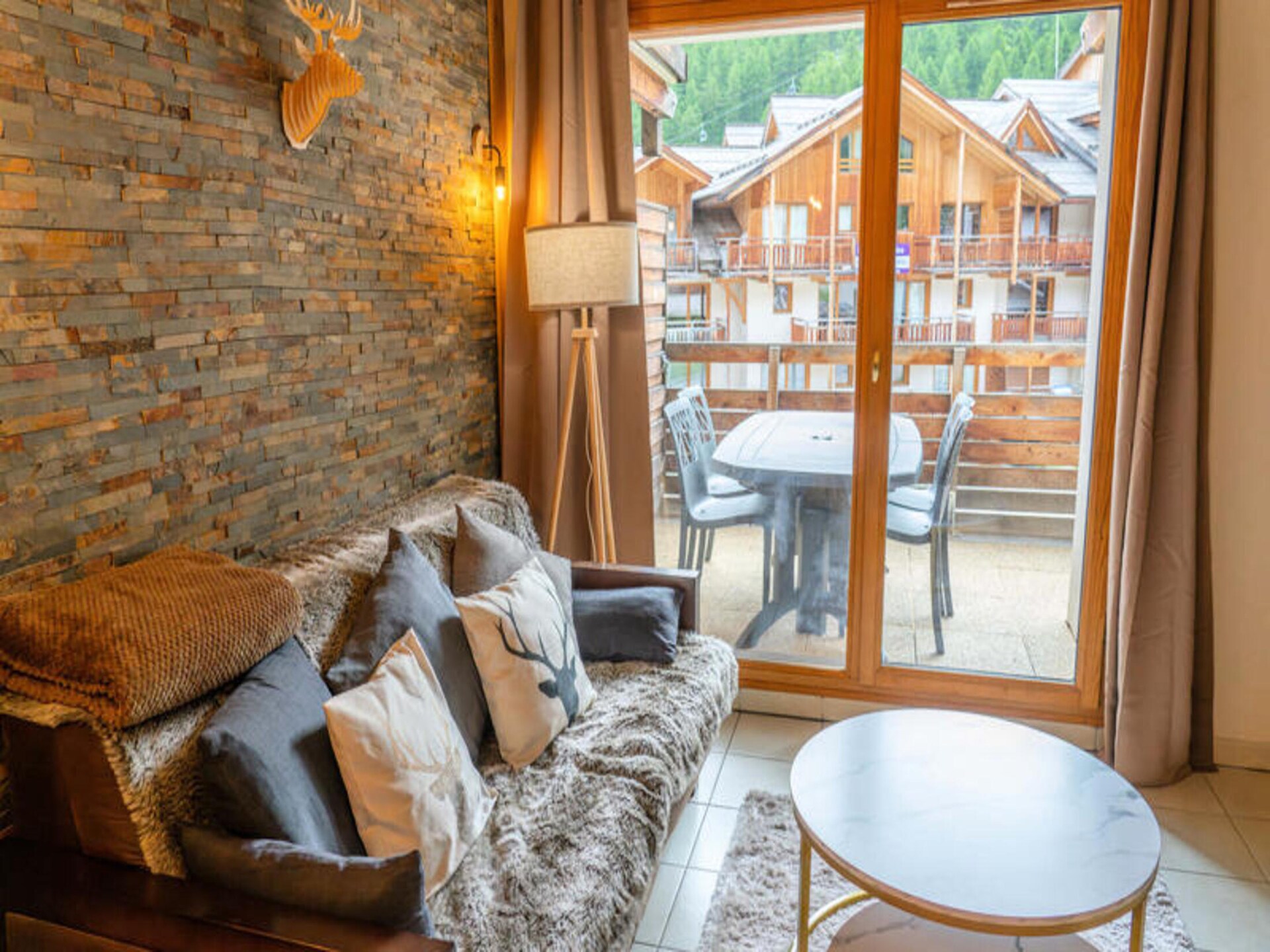 Appartement 6 personen op 1800m met zwembad en uitzicht in Les Orres - foto 12