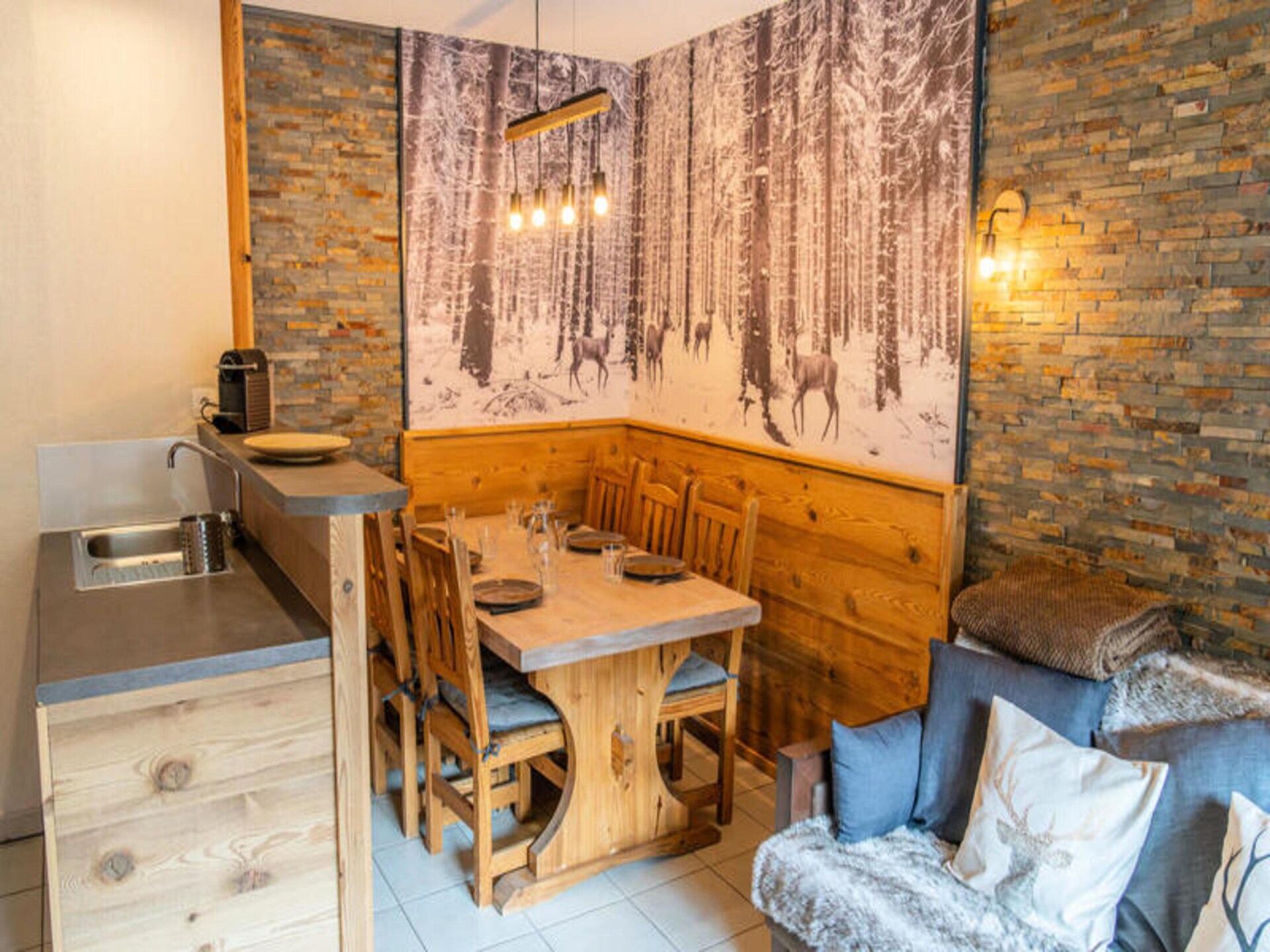 Appartement 6 personen op 1800m met zwembad en uitzicht in Les Orres - foto 17