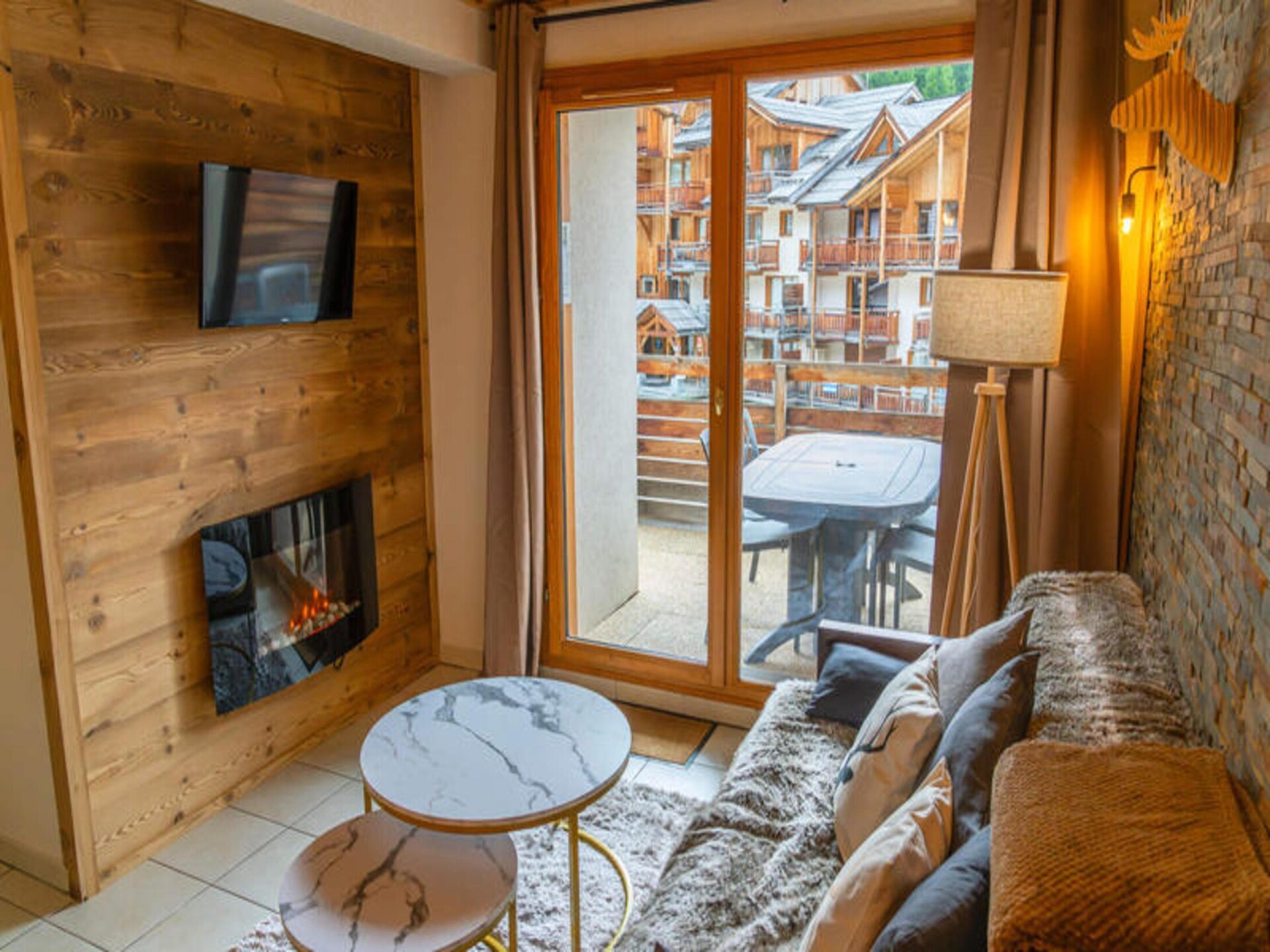 Appartement 6 personen op 1800m met zwembad en uitzicht in Les Orres - foto 14