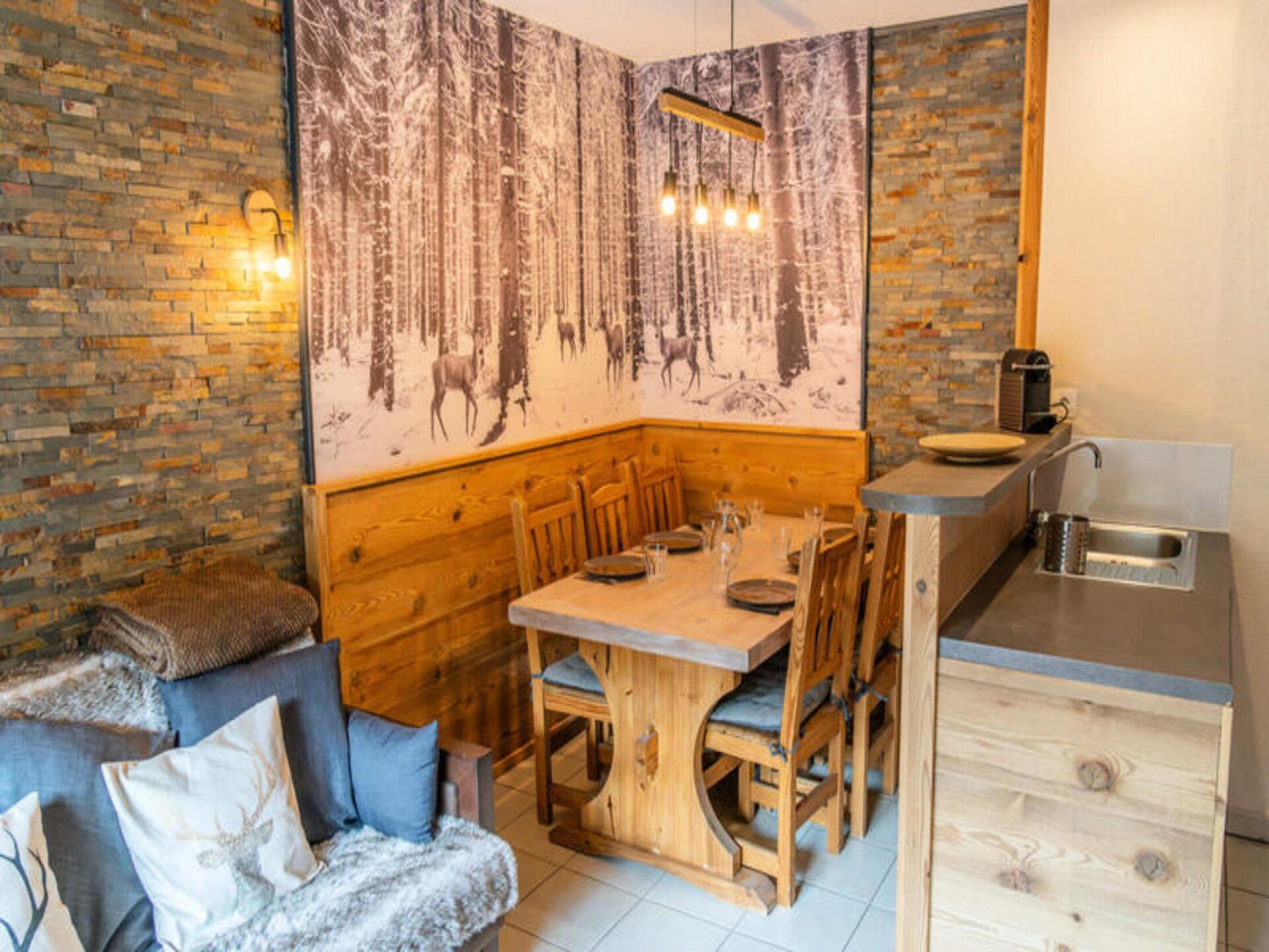 Appartement 6 personen op 1800m met zwembad en uitzicht in Les Orres - foto 19