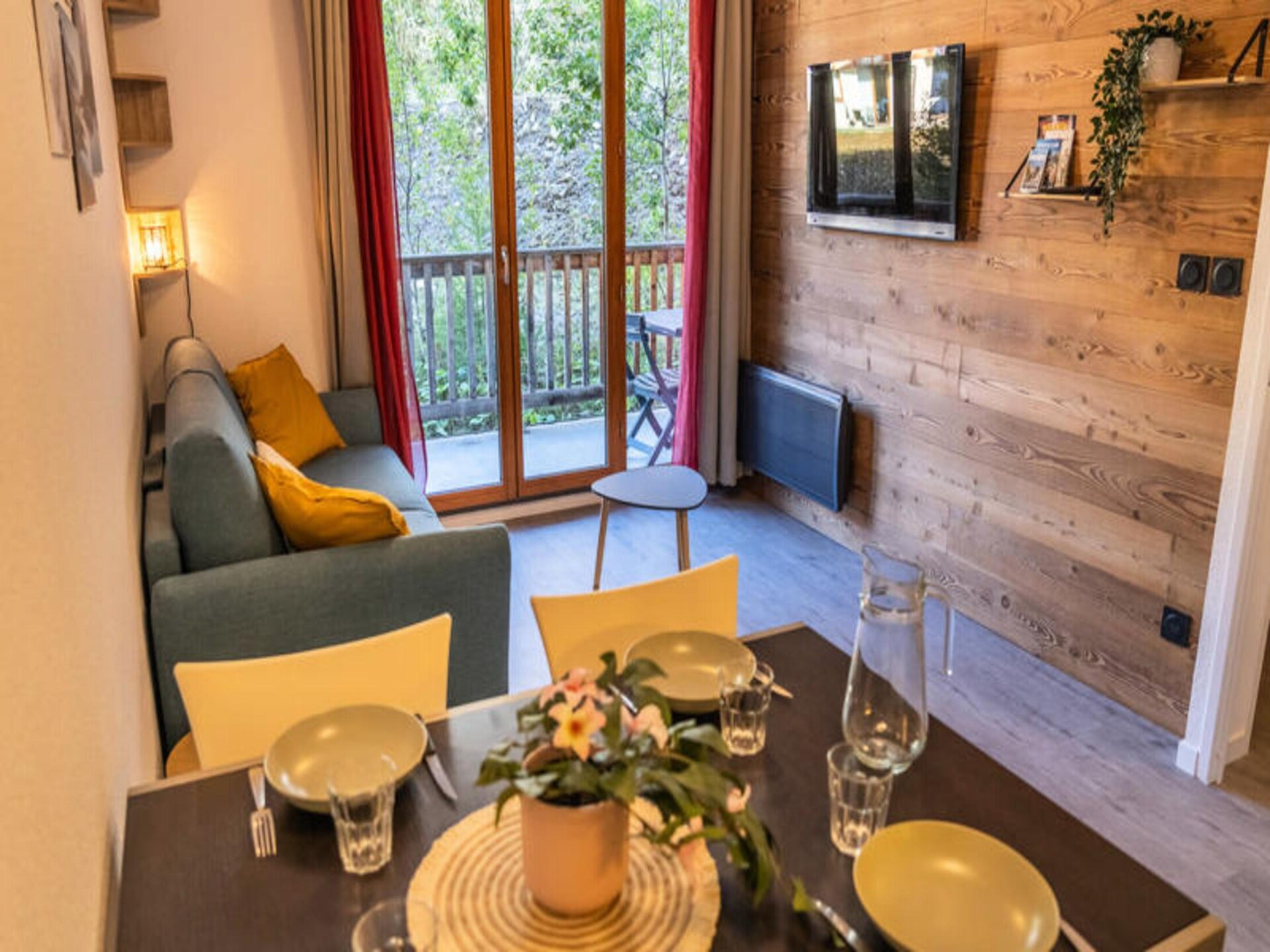 Appartement aan de piste in Les Orres met zwembad en balkon - foto 6
