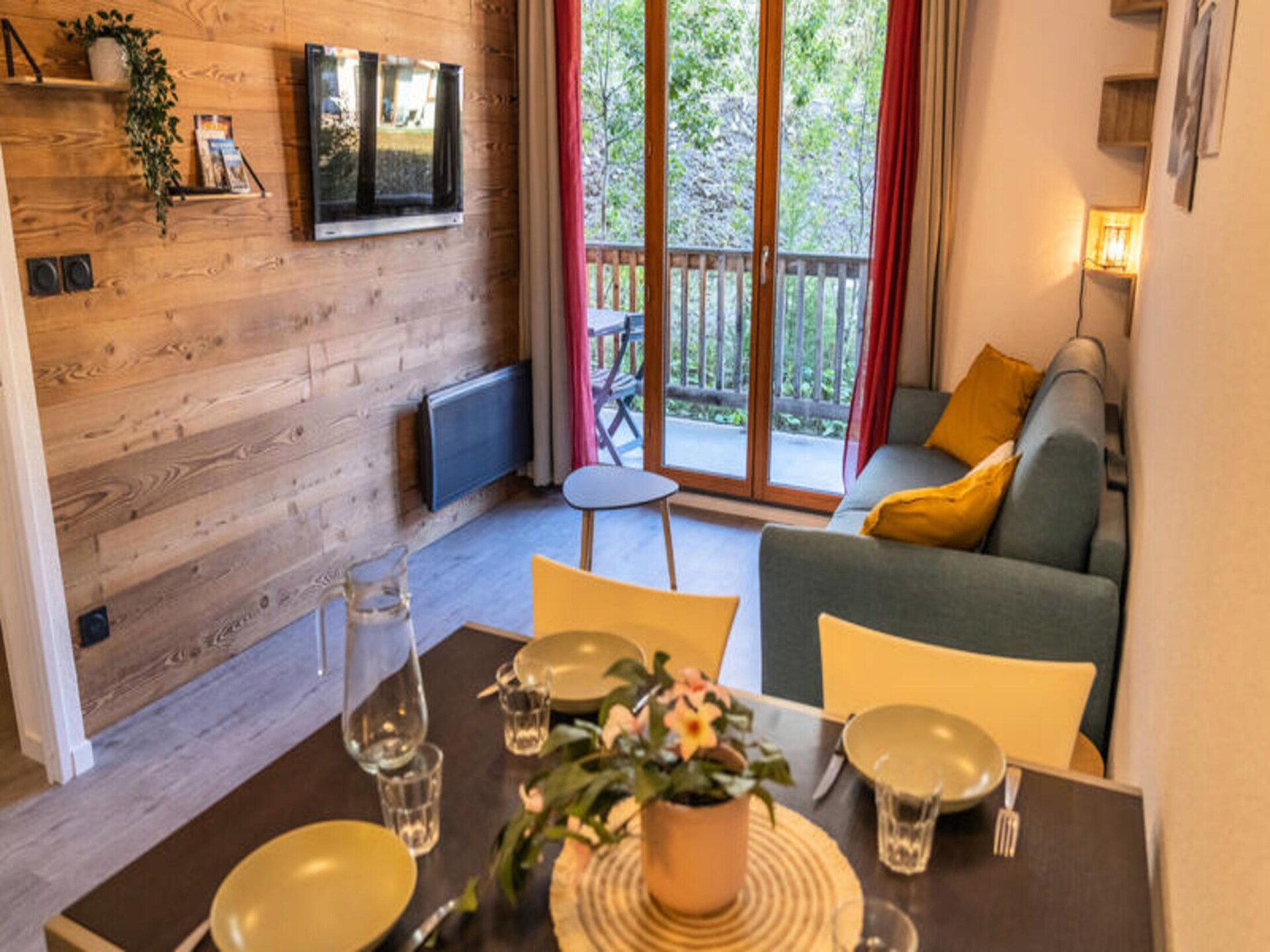 Appartement aan de piste in Les Orres met zwembad en balkon - foto 7