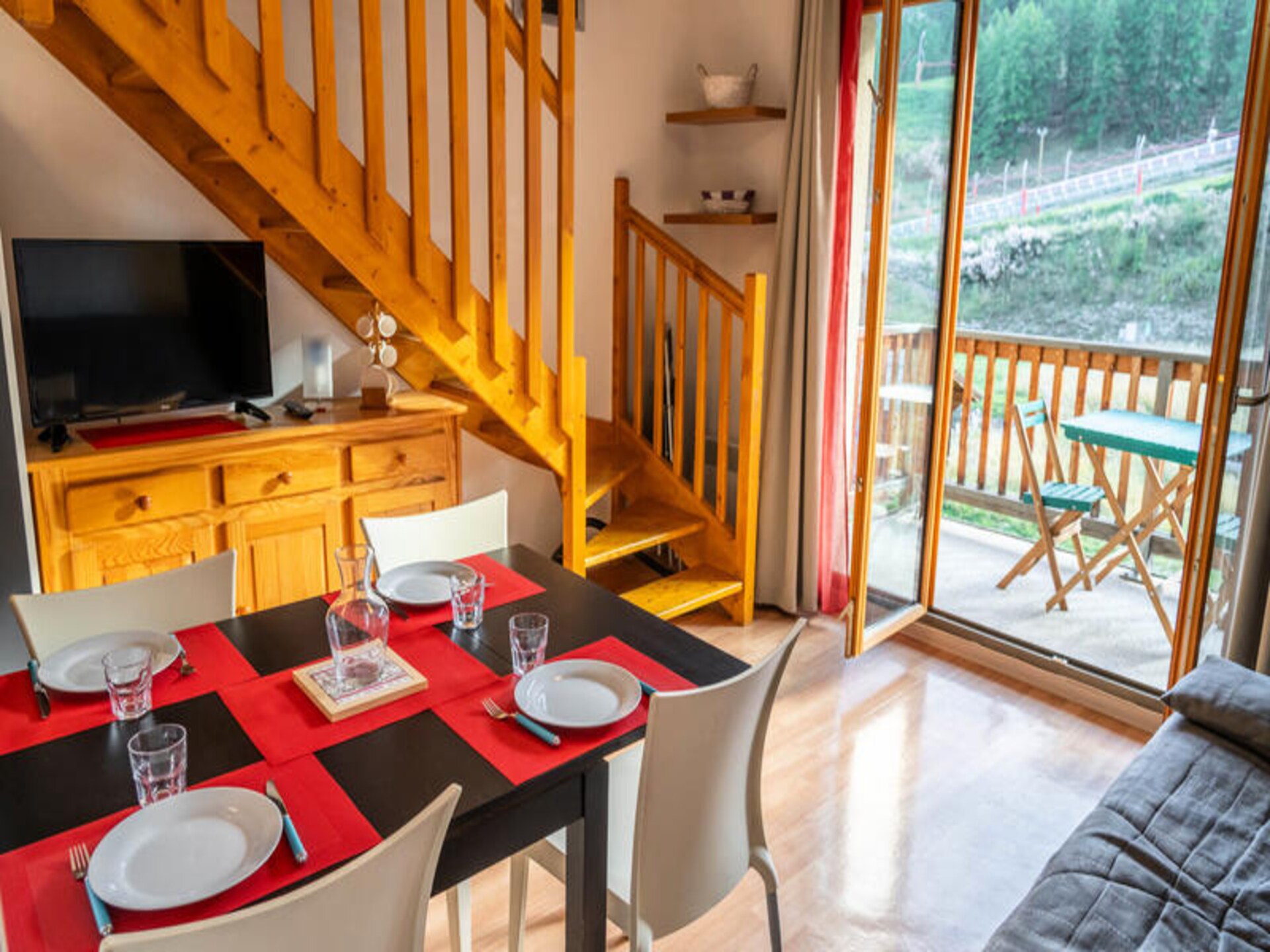 Duplex voor 6 personen aan de piste in Les Orres 1800 met zwembad - foto 11