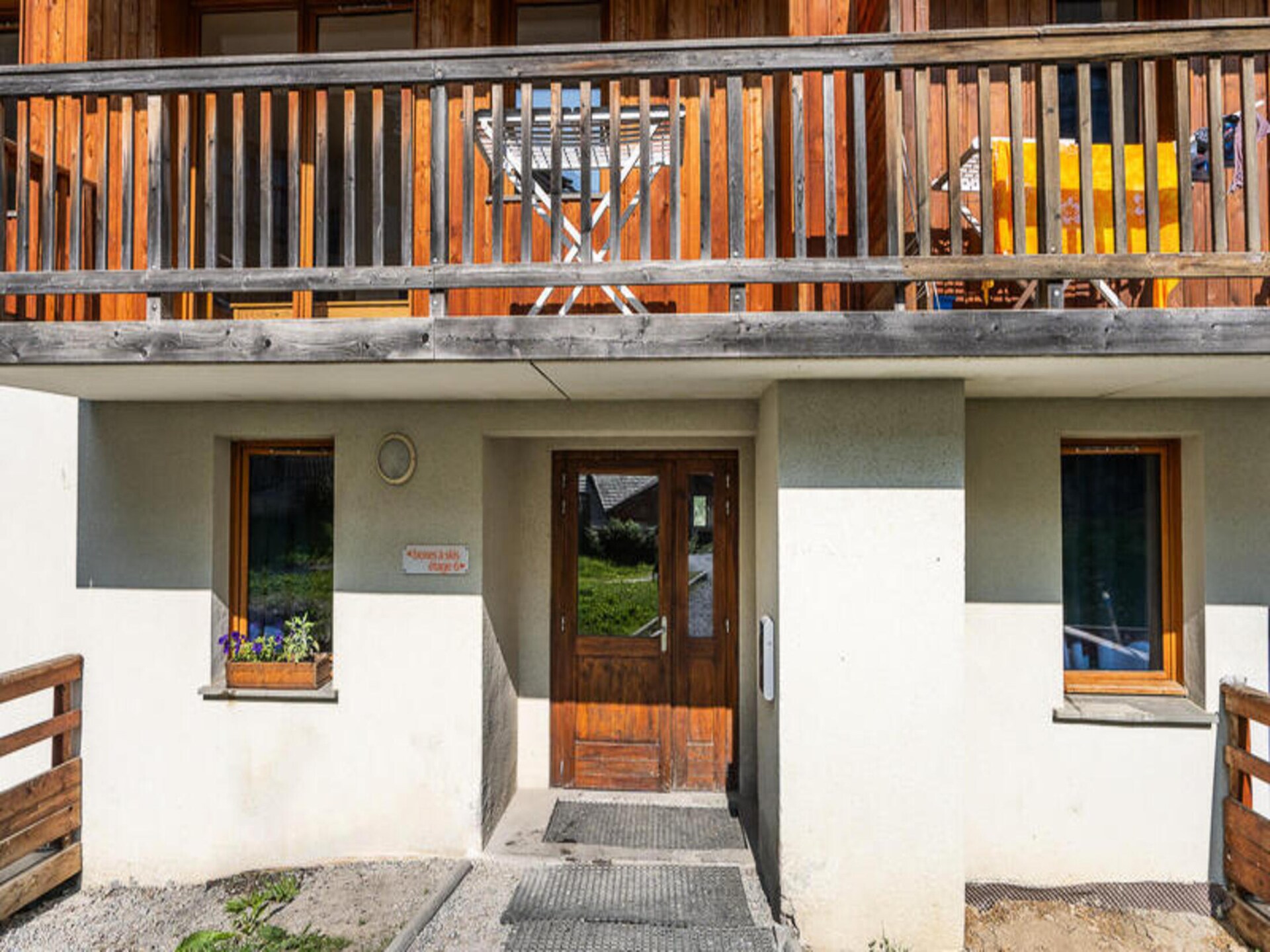 Rustiek appartement 6p in Les Orres 1800 met zwembad, vlakbij de piste - foto 1