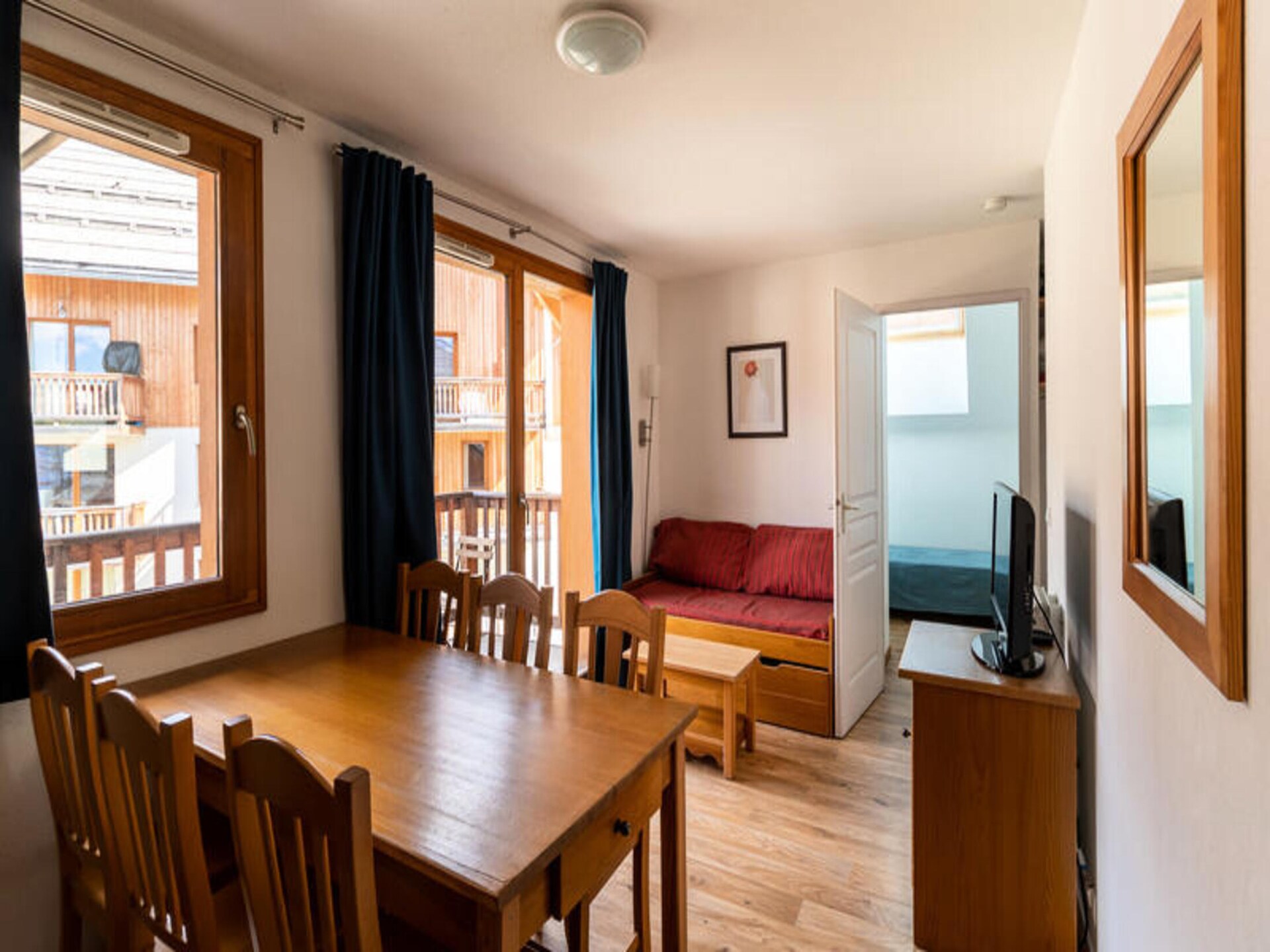 Rustiek appartement 6p in Les Orres 1800 met zwembad, vlakbij de piste - foto 4