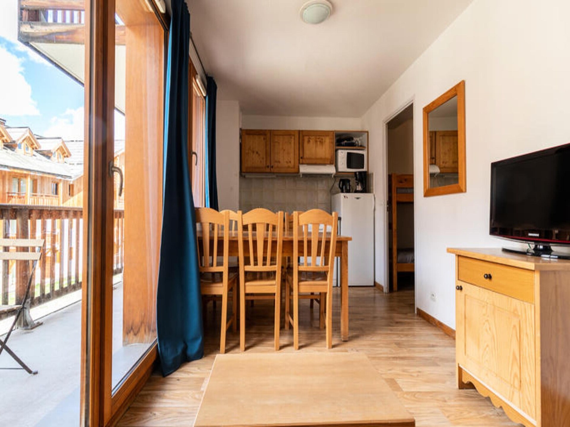 Rustiek appartement 6p in Les Orres 1800 met zwembad, vlakbij de piste - foto 8