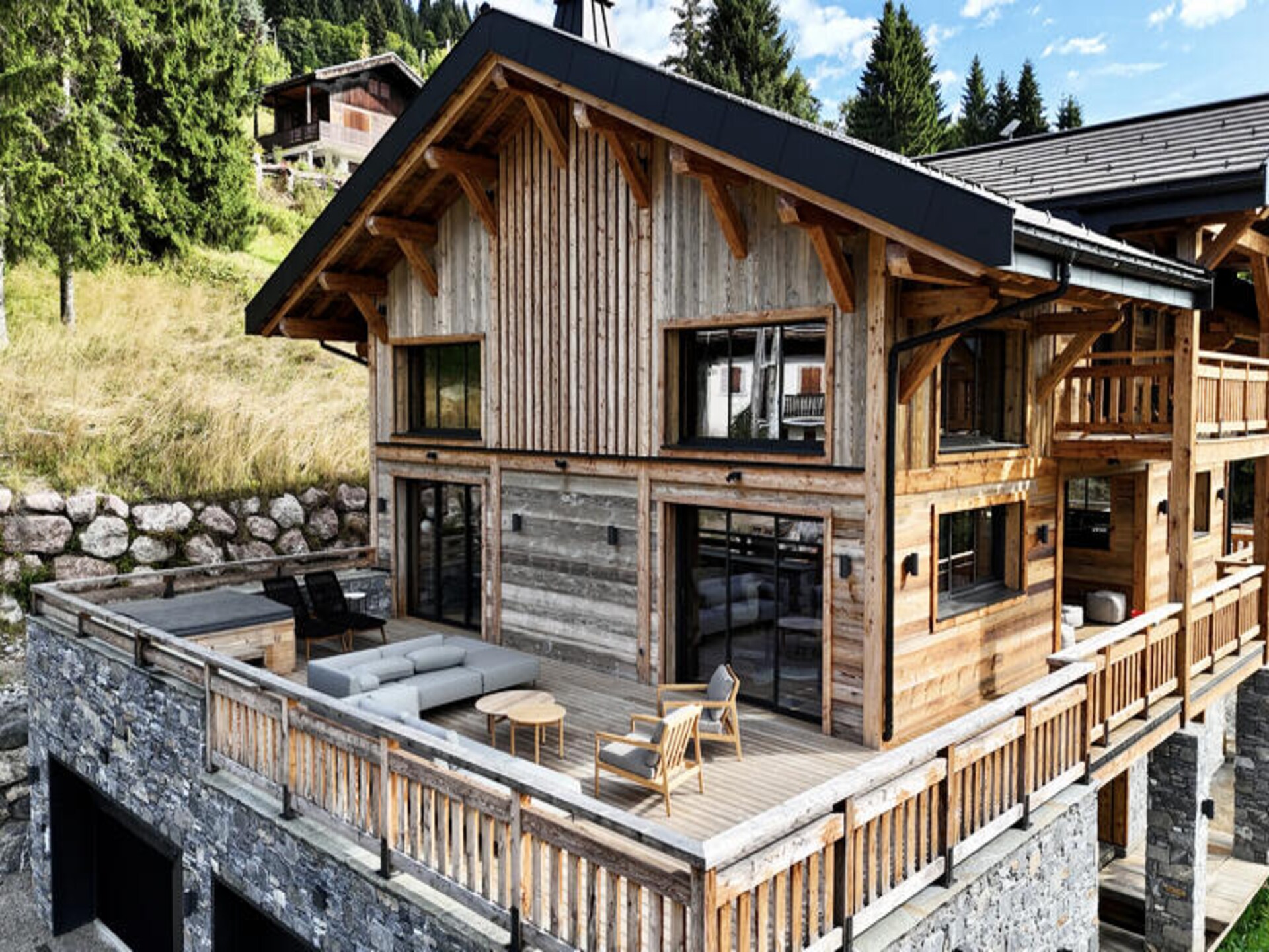 Chalet in Les Gets: 15 pers, 440m², zwembad, sauna & jacuzzi - foto 23
