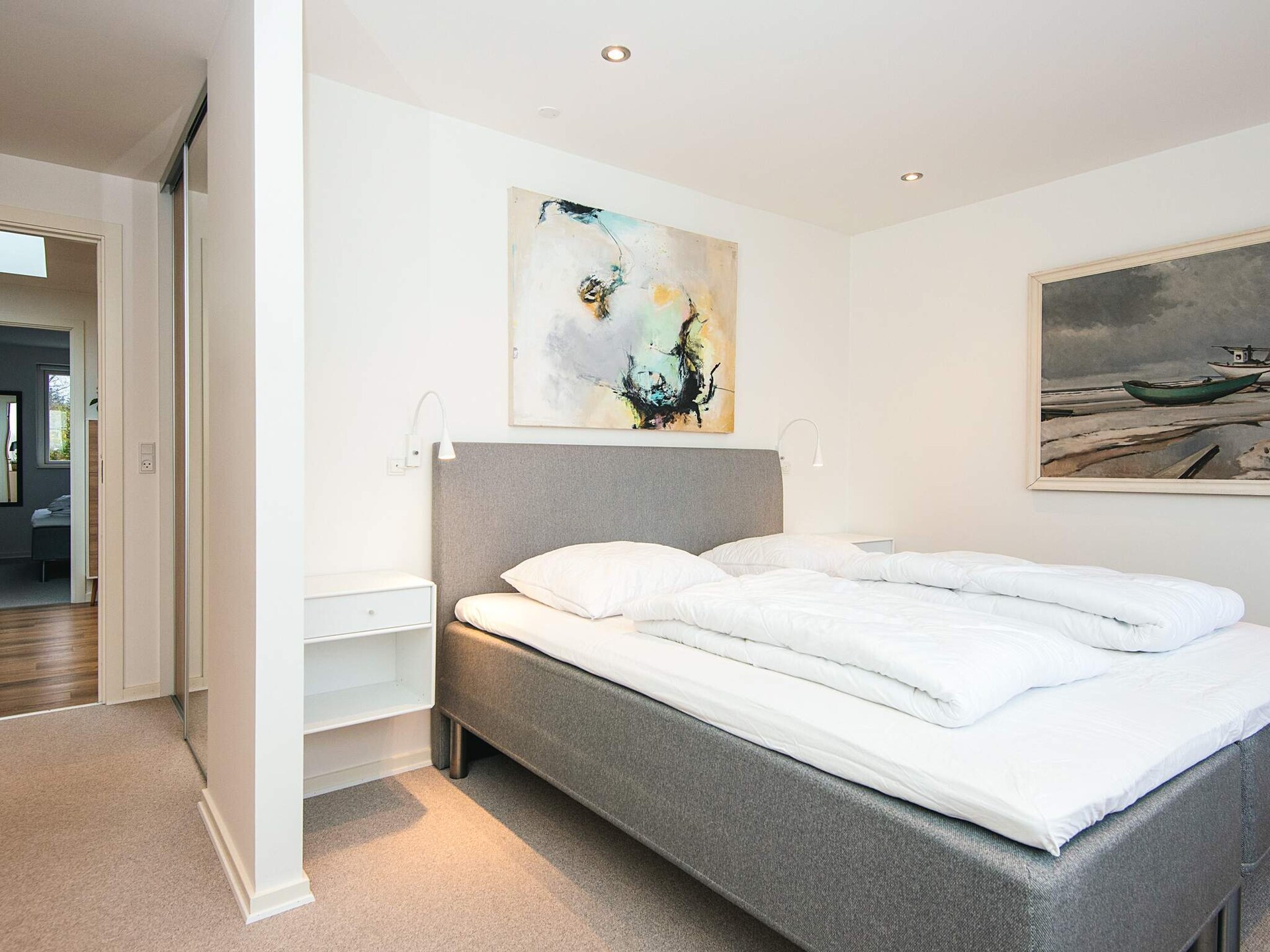 Luxe vakantiehuis met zeezicht op 50m van het strand in Børkop - foto 29