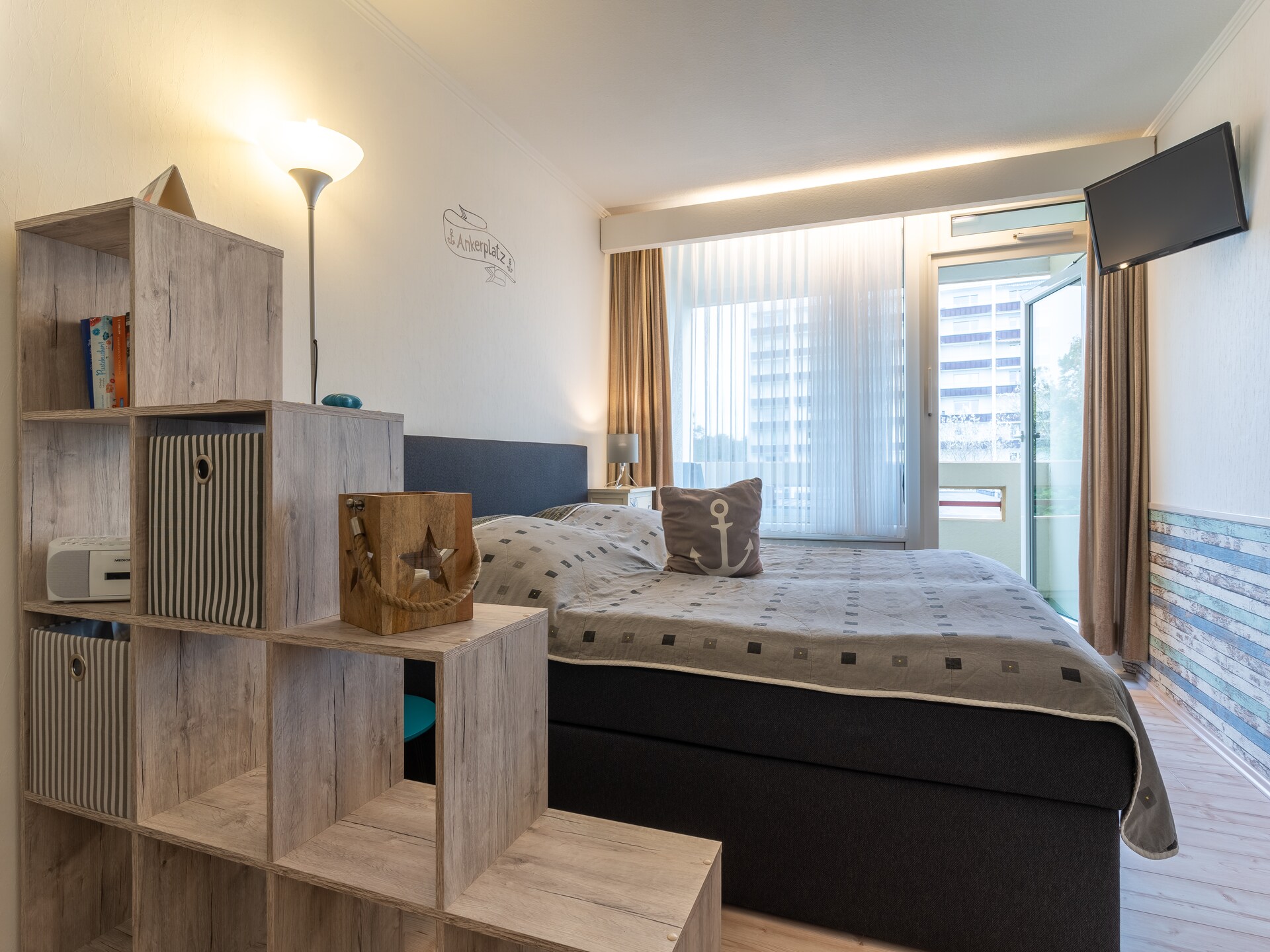 Knus appartement met balkon in Villa Anna, vlakbij het strand - foto 9
