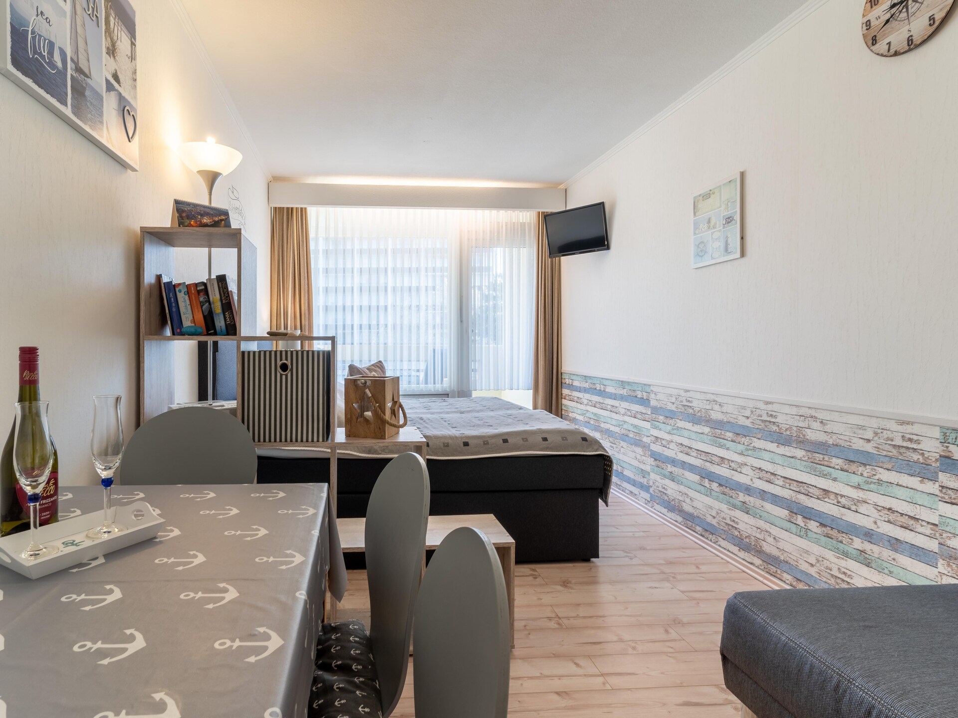 Knus appartement met balkon in Villa Anna, vlakbij het strand - foto 1
