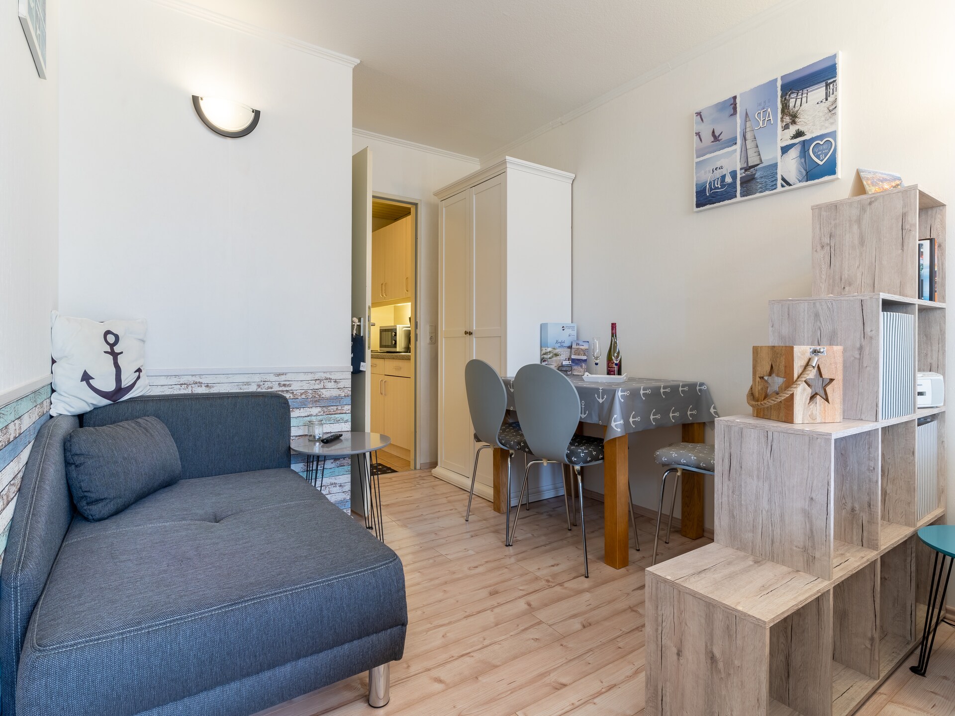 Knus appartement met balkon in Villa Anna, vlakbij het strand - foto 2