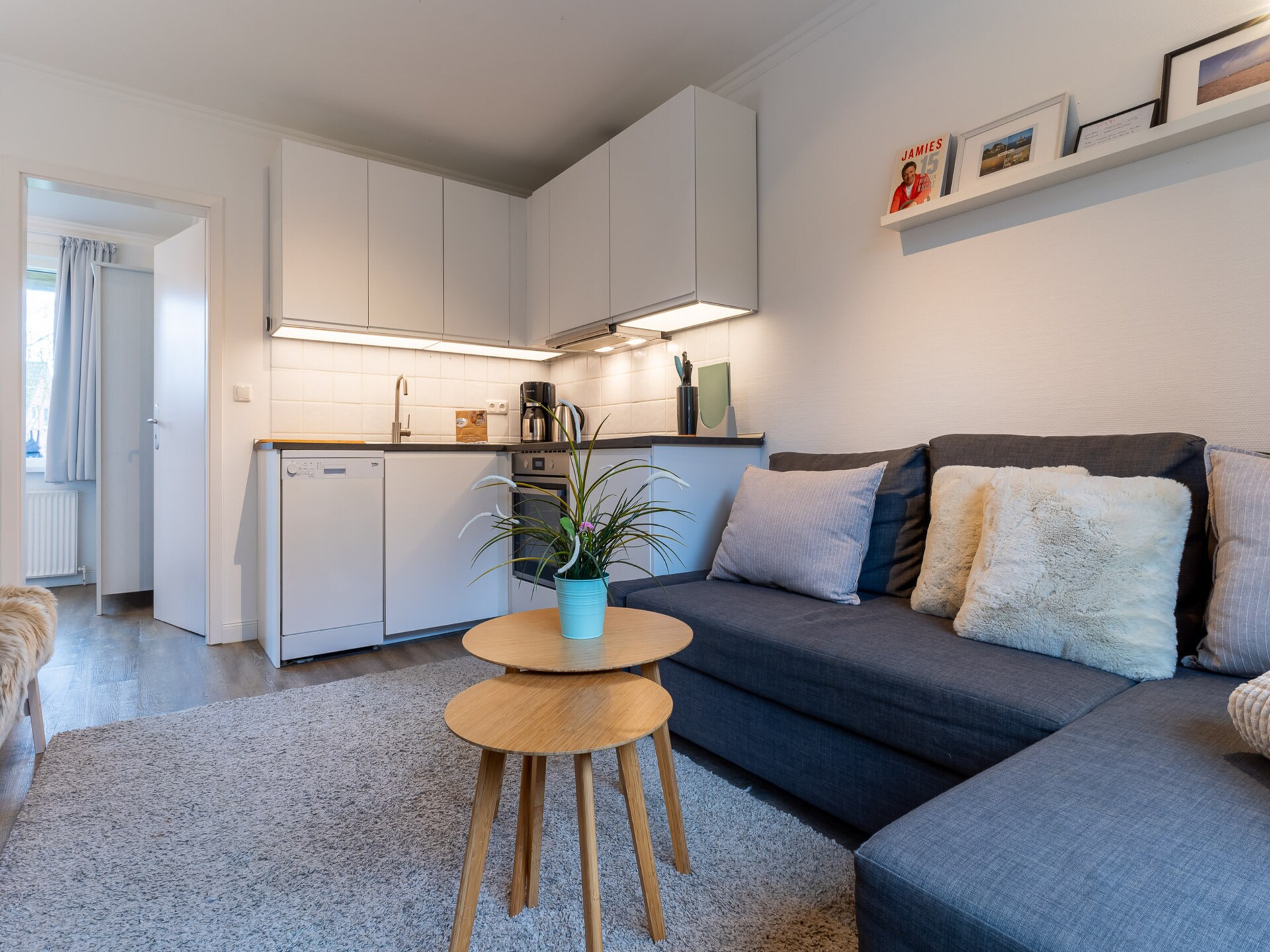 Knus appartement aan de dijk bij Vollerwiek, 700m van het strand - foto 12