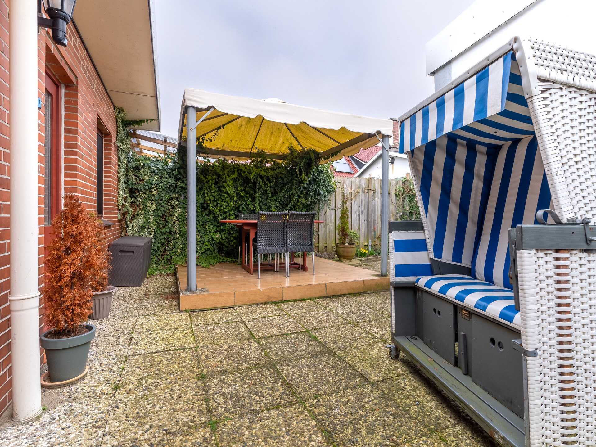 Appartement Fewo Leona in Büsum met terras, strandstoel en WiFi - foto 17