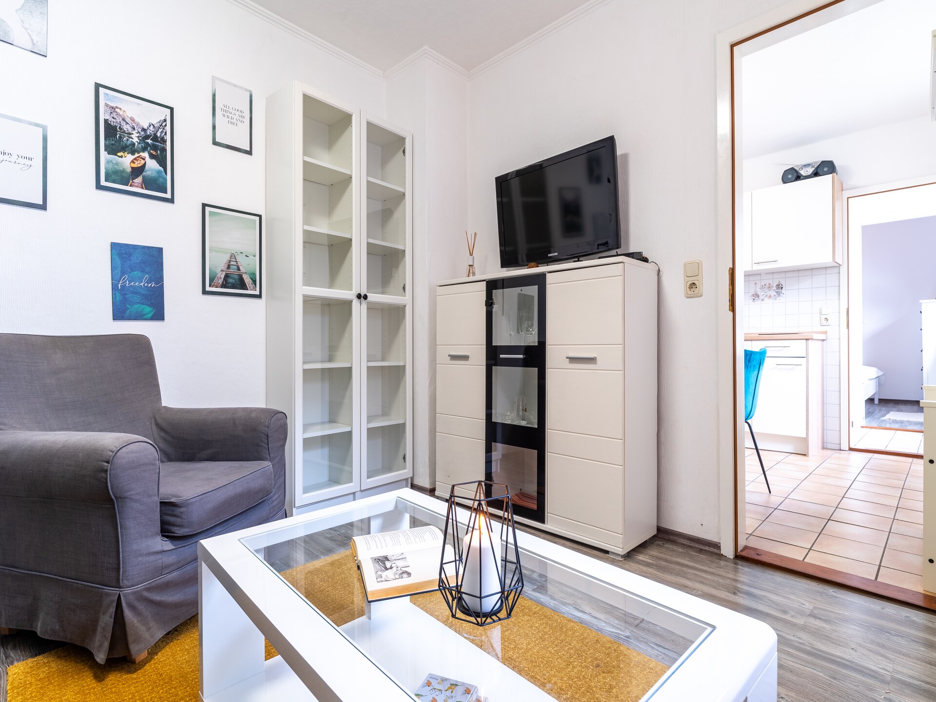 Appartement Fewo Leona in Büsum met terras, strandstoel en WiFi - foto 4