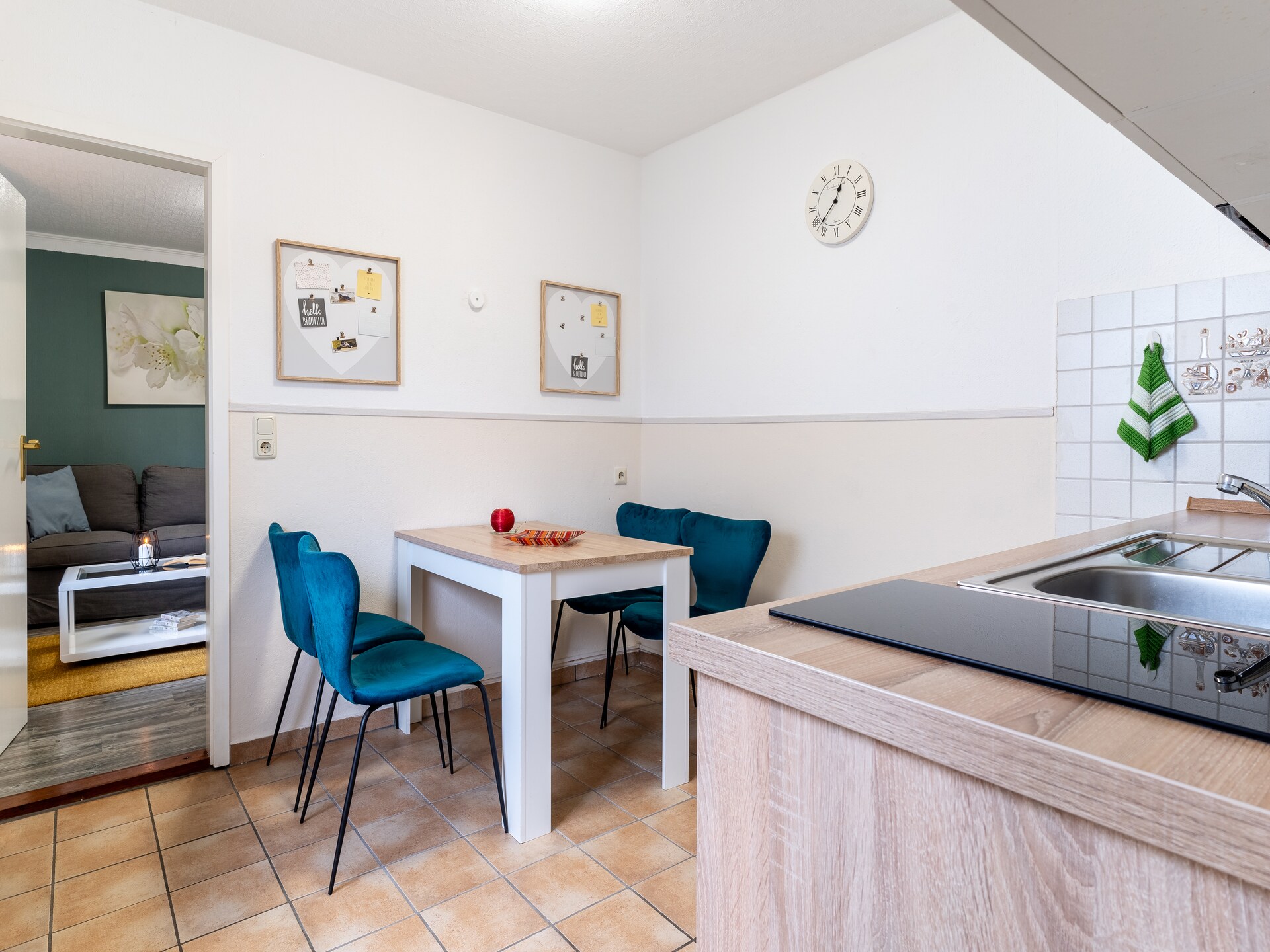 Appartement Fewo Leona in Büsum met terras, strandstoel en WiFi - foto 8