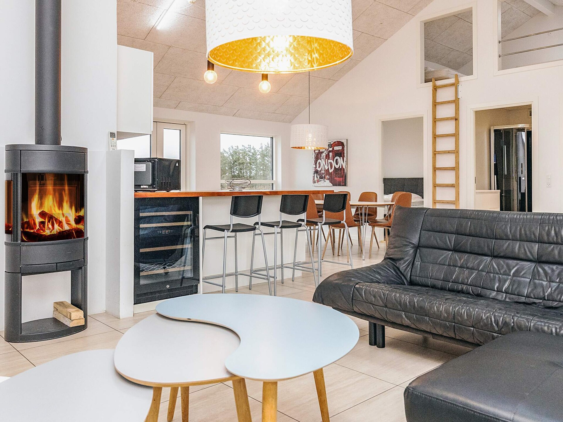 Ruim vakantiehuis voor 8 aan de golfbaan bij Løkken met privé wellness - foto 15