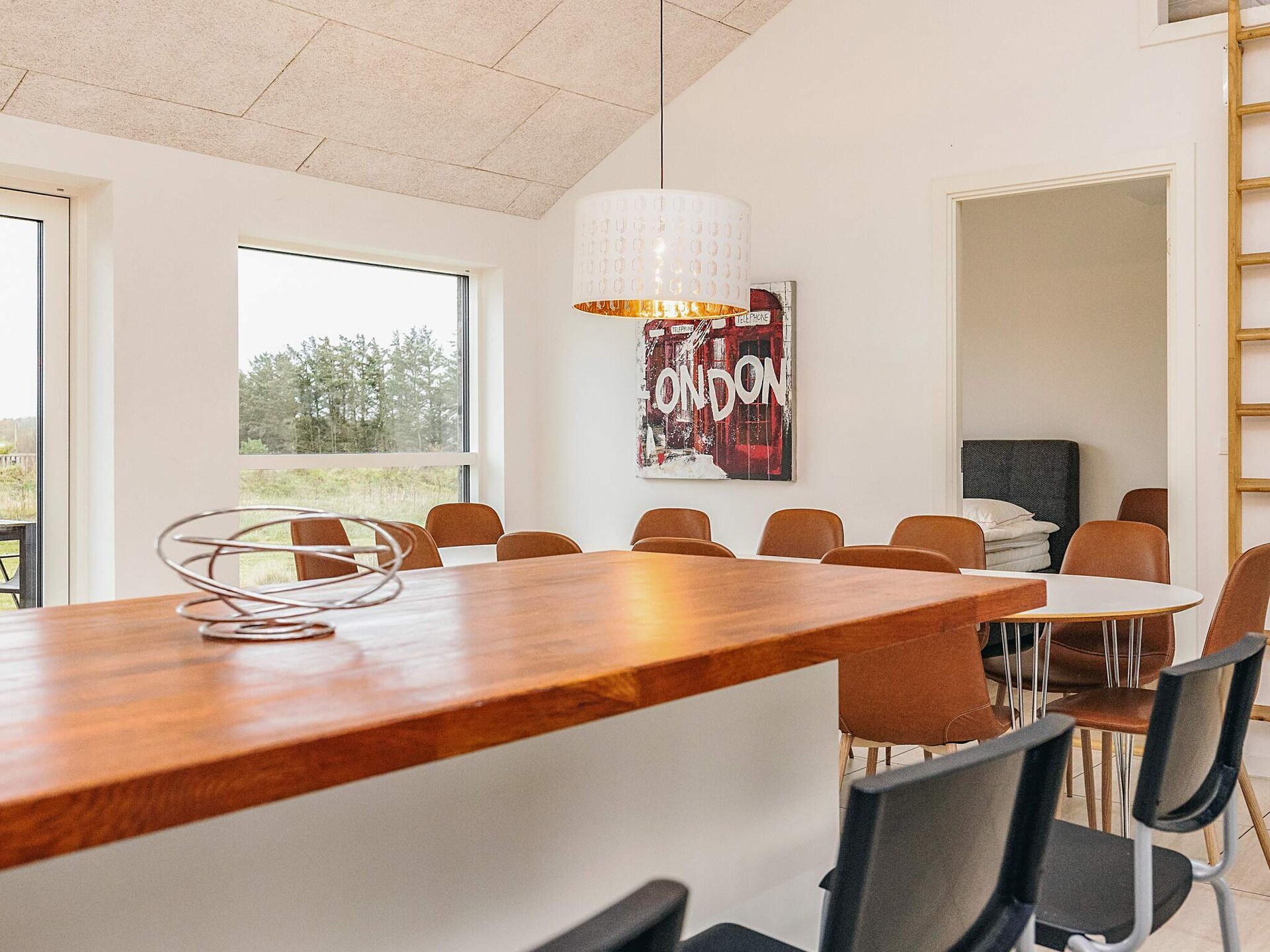 Ruim vakantiehuis voor 8 aan de golfbaan bij Løkken met privé wellness - foto 19