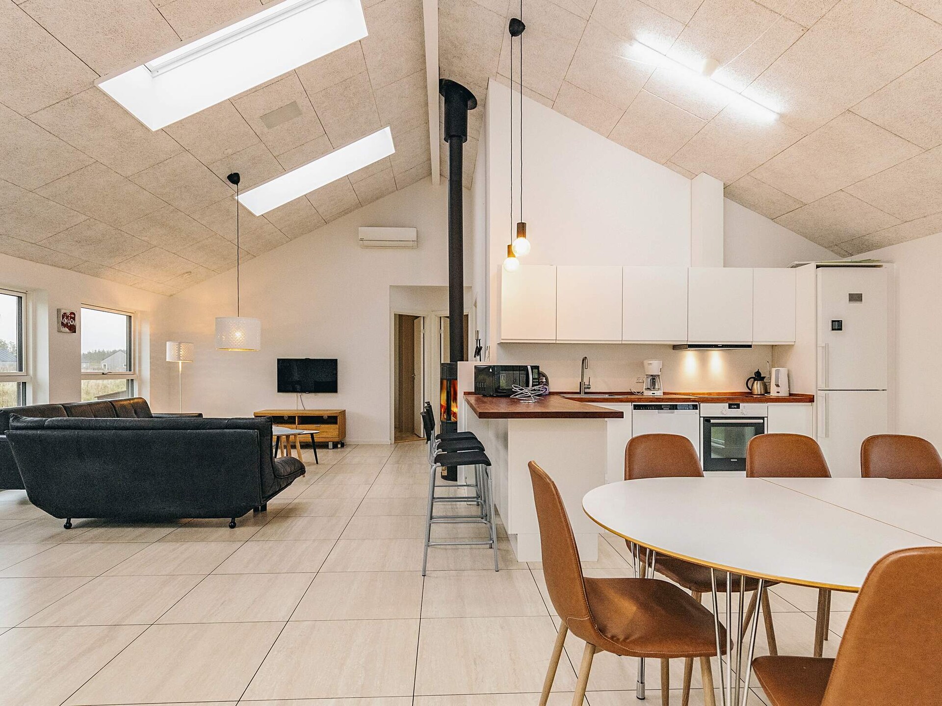 Ruim vakantiehuis voor 8 aan de golfbaan bij Løkken met privé wellness - foto 20
