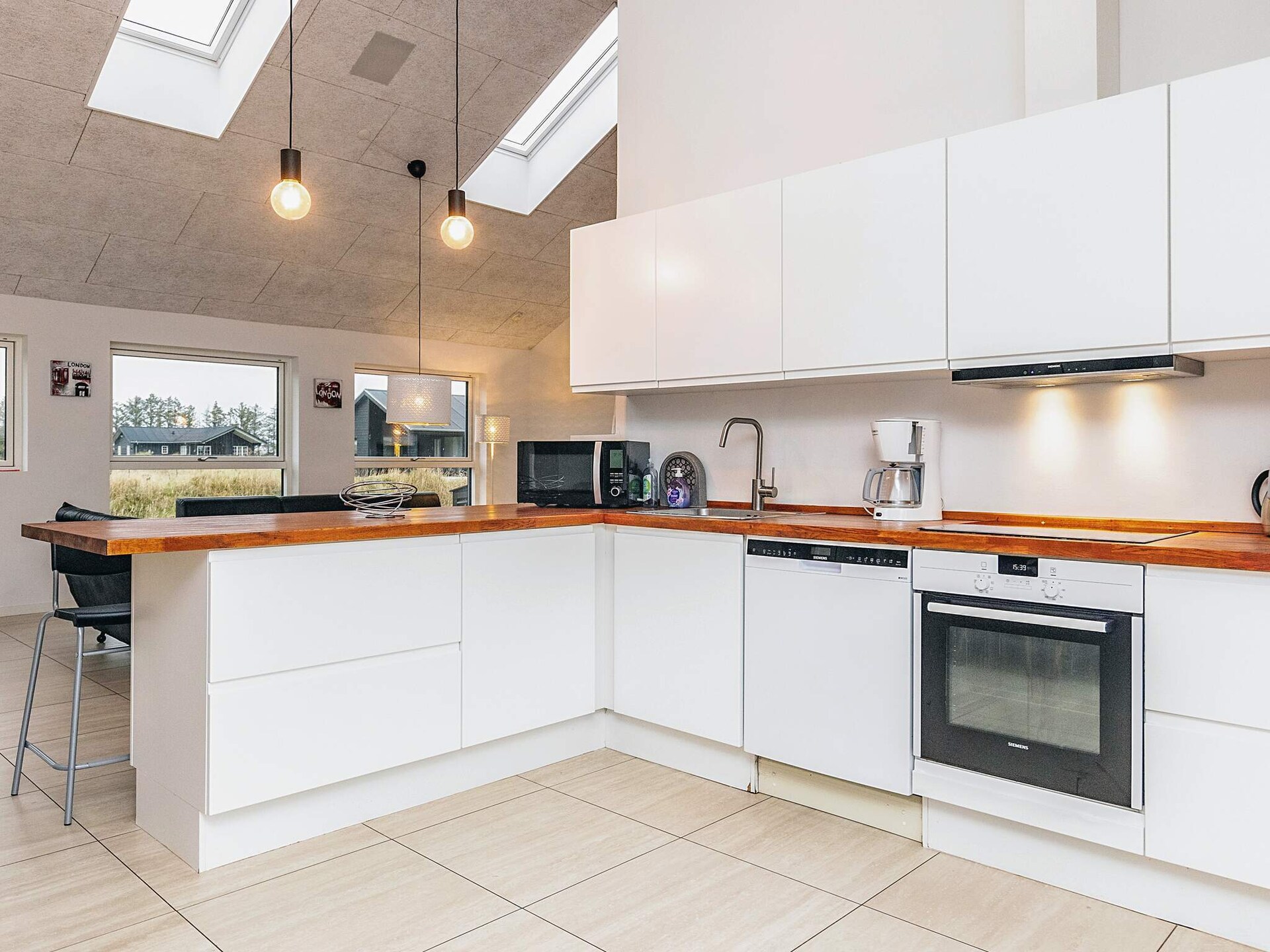 Ruim vakantiehuis voor 8 aan de golfbaan bij Løkken met privé wellness - foto 21