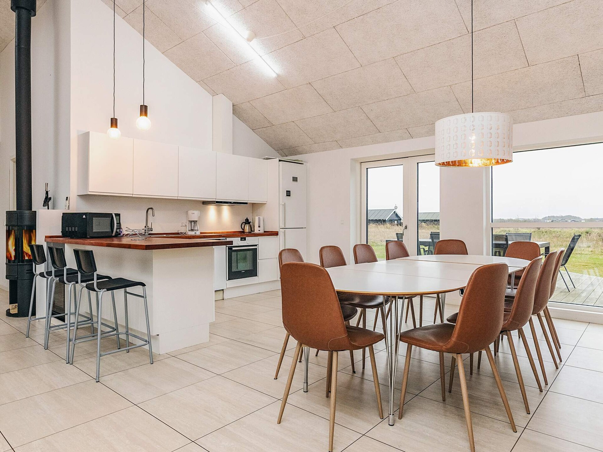 Ruim vakantiehuis voor 8 aan de golfbaan bij Løkken met privé wellness - foto 17