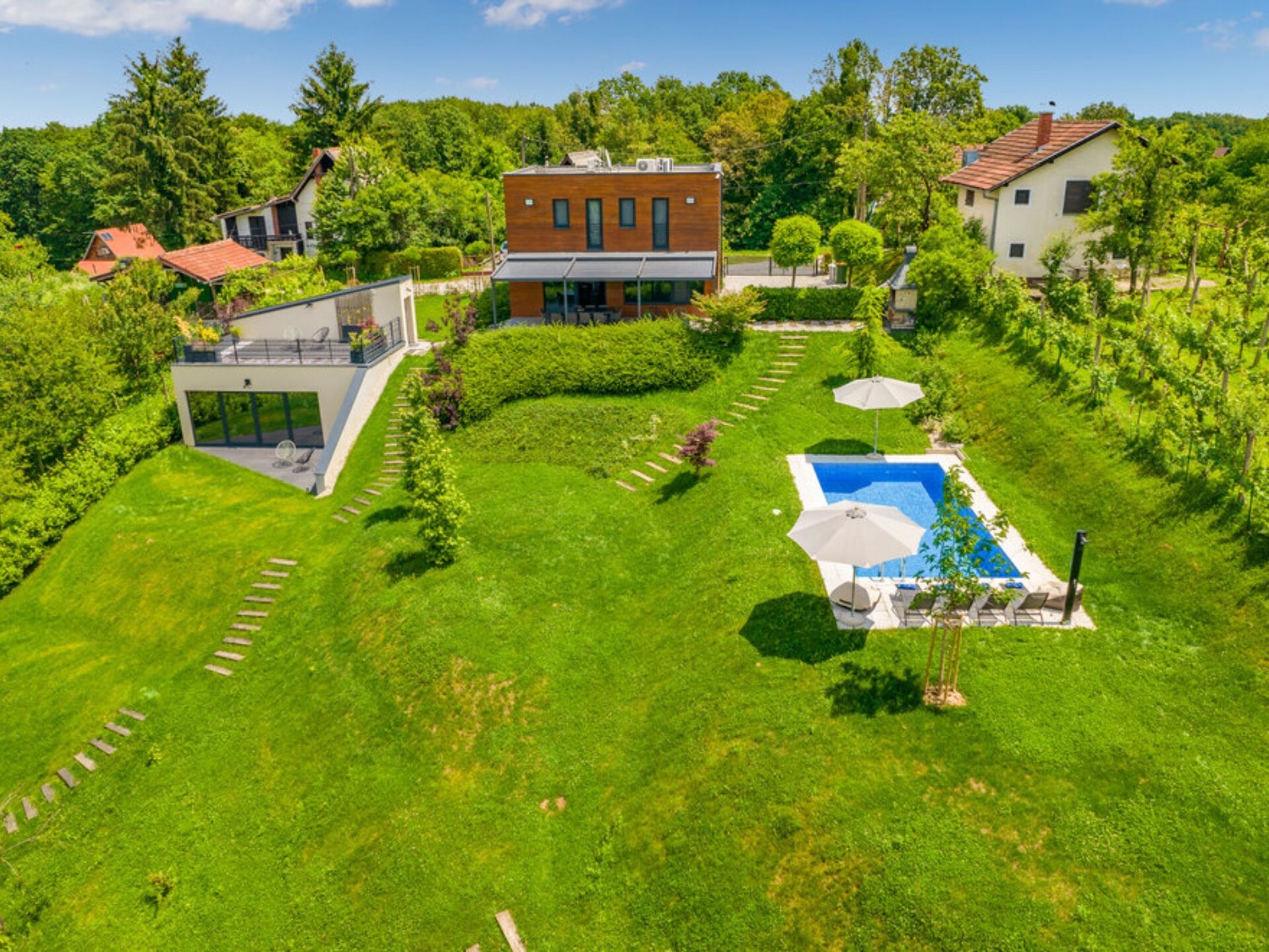 Vrijstaande villa met privézwembad voor 6 personen nabij Zagreb - foto 52
