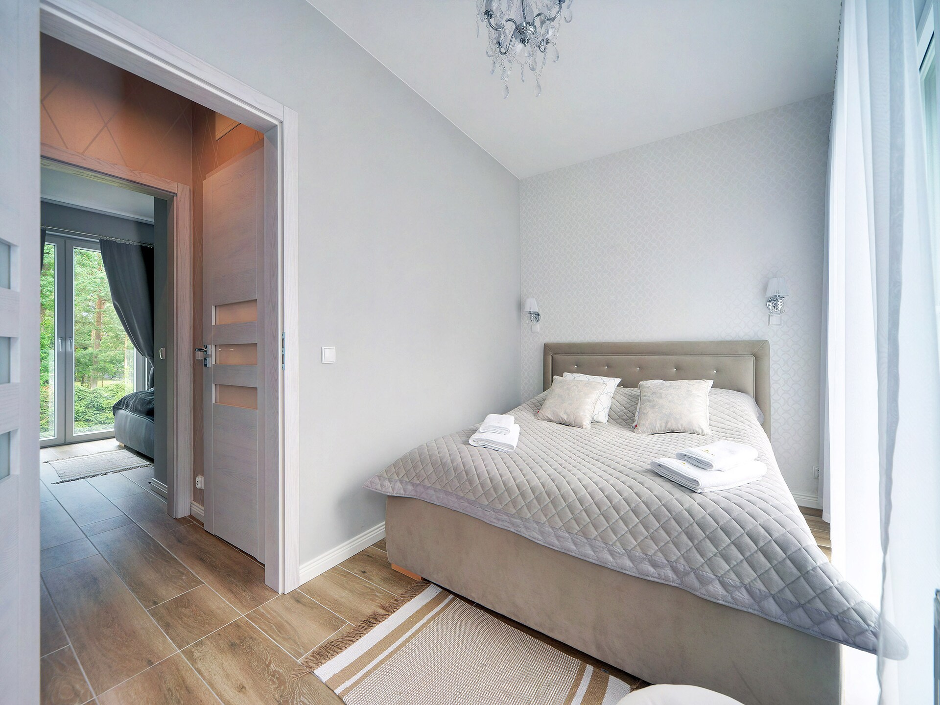Comfortabel vakantiehuis in bosrijke omgeving, 400m van strand Pobierowo - foto 9