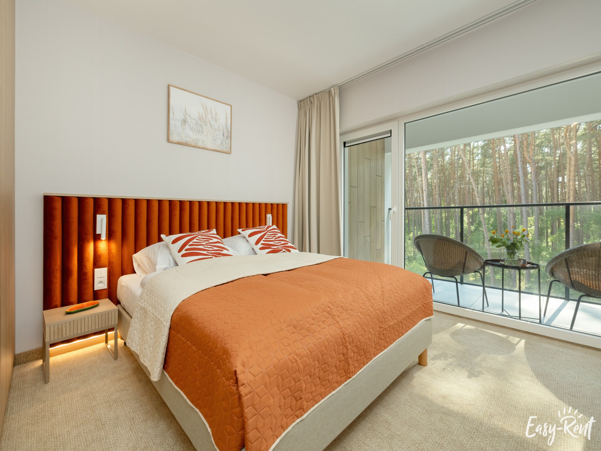 Lichte studio op 300m van strand met zwembad en balkon in Łukęcin - foto 3