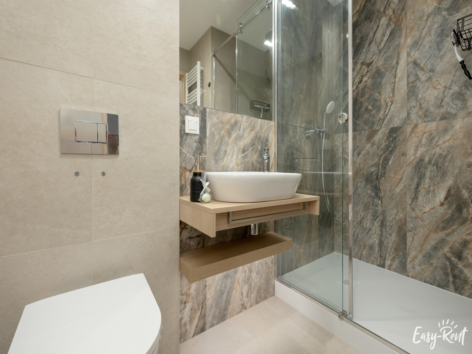 Lichte studio op 300m van strand met zwembad en balkon in Łukęcin - foto 13