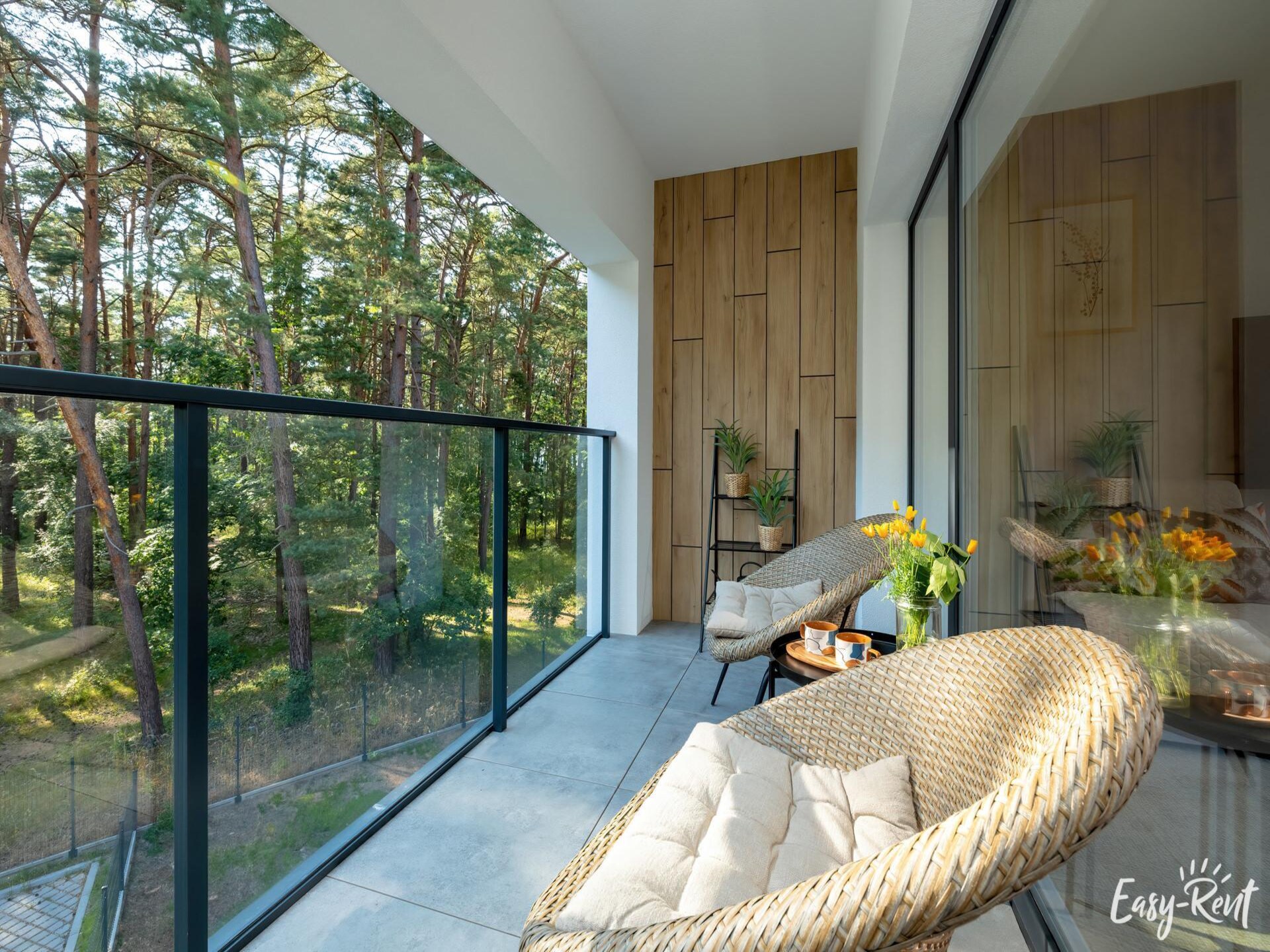Lichte studio op 300m van strand met zwembad en balkon in Łukęcin - foto 14