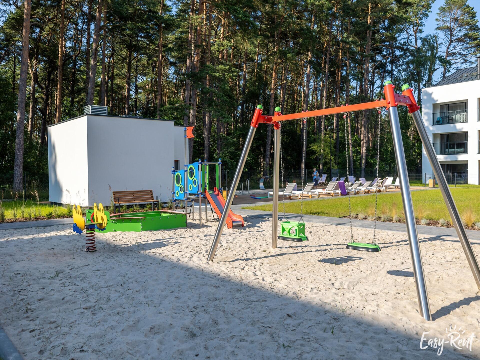 Lichte studio op 300m van strand met zwembad en balkon in Łukęcin - foto 16