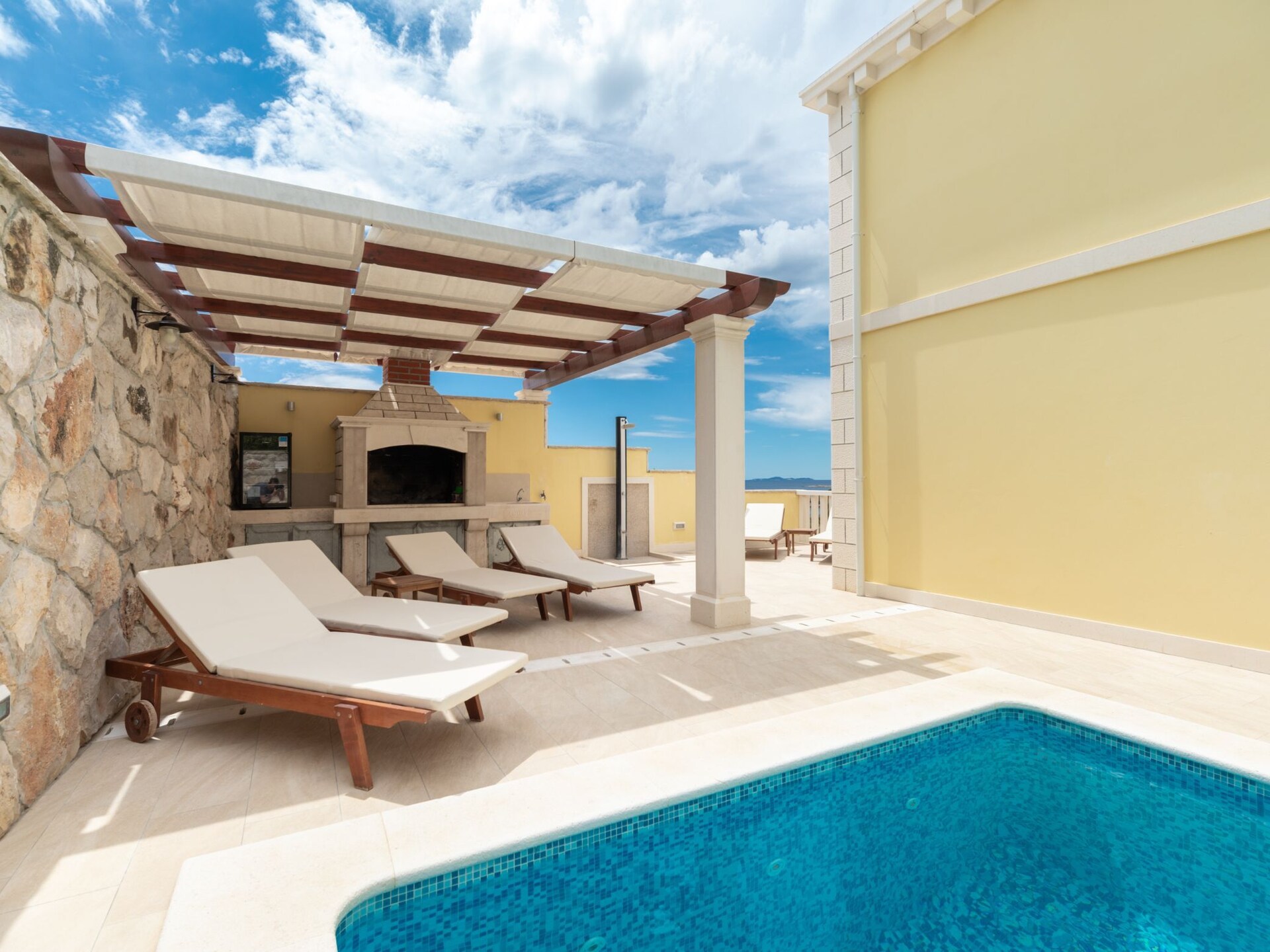 Moderne villa aan zee met privézwembad in Blato, Korčula voor 12 personen - foto 36
