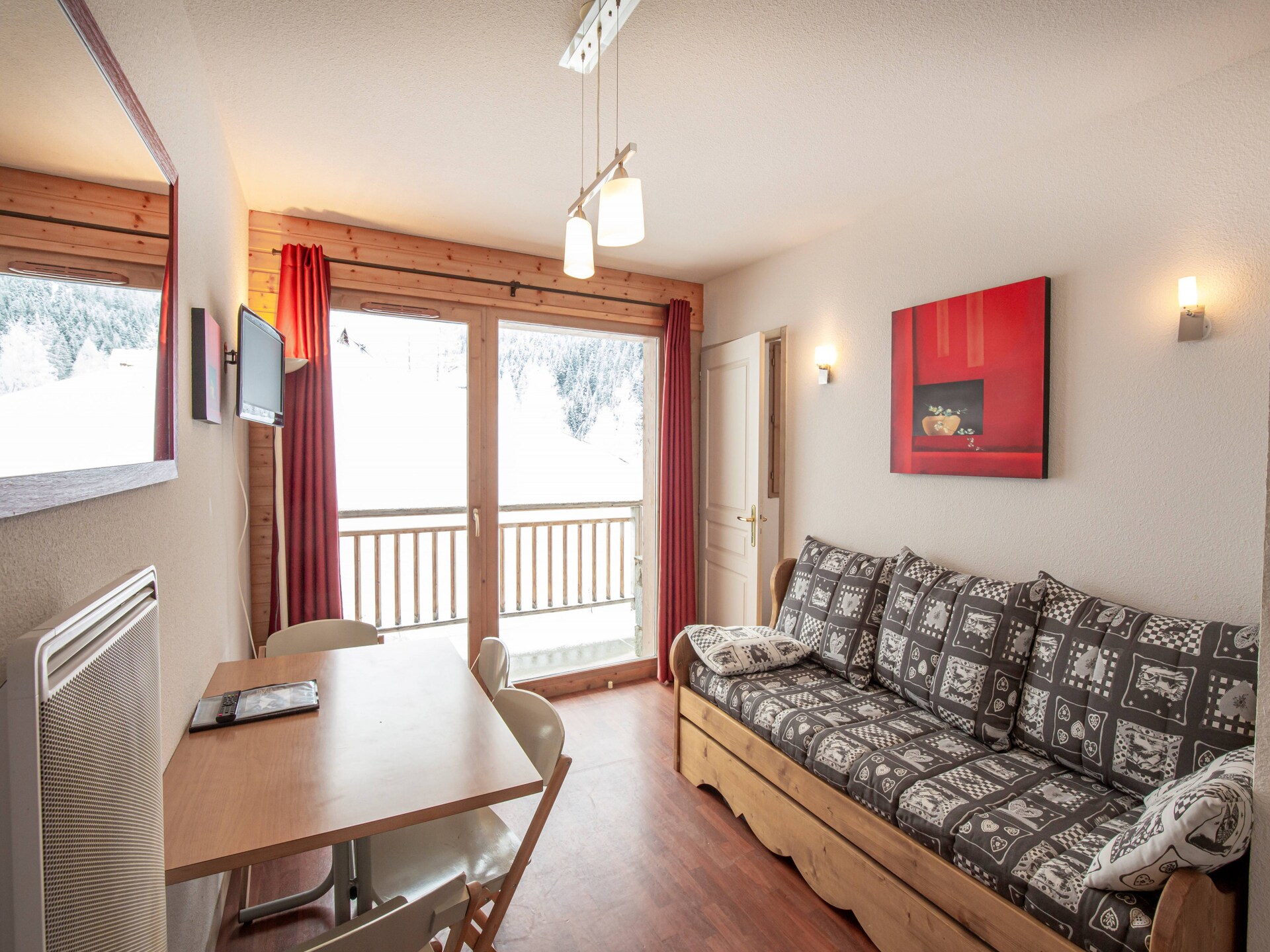 Appartement 4 pers. aan de golfbaan bij Valfréjus, op 100m van de skilift - foto 9