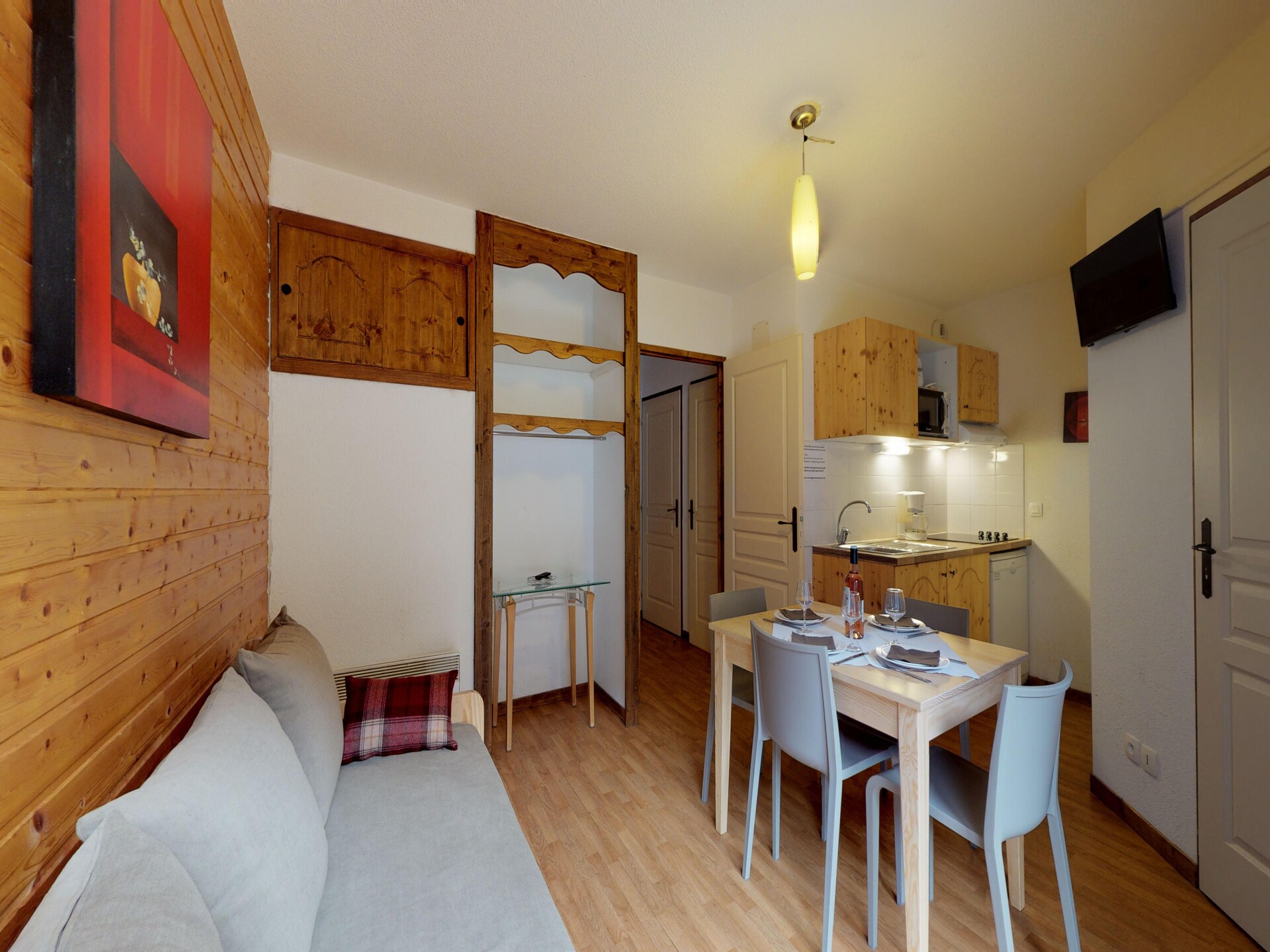 Op 1,0 km van de piste: Gezellig appartement in Orelle voor 4 personen (2) - foto 4