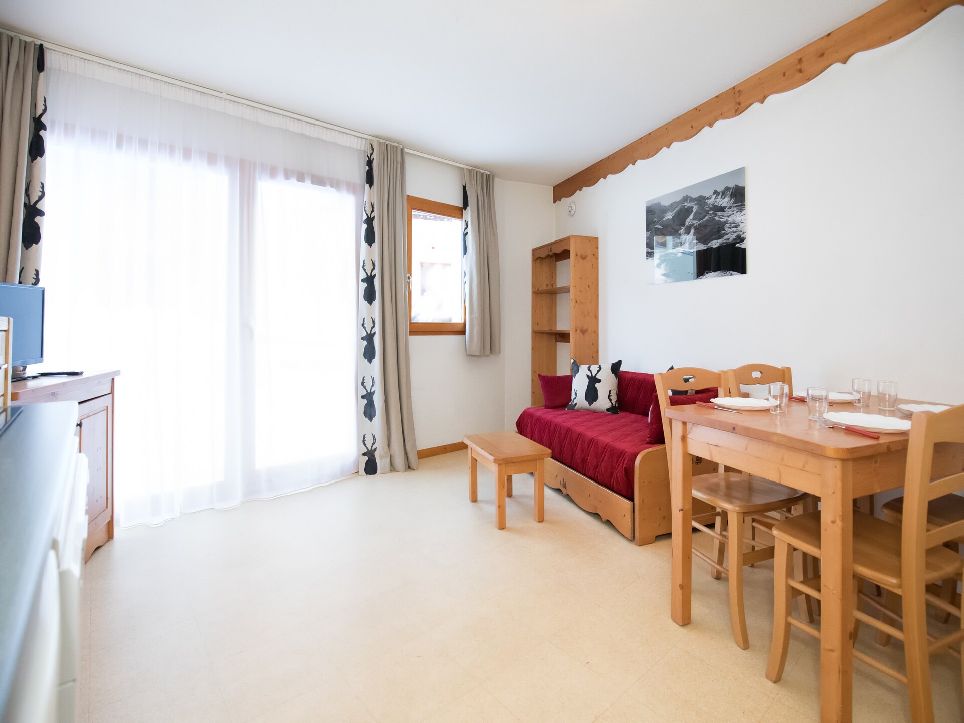 Aan de piste: Gezellige studio voor 4 personen in Val Cenis - foto 1
