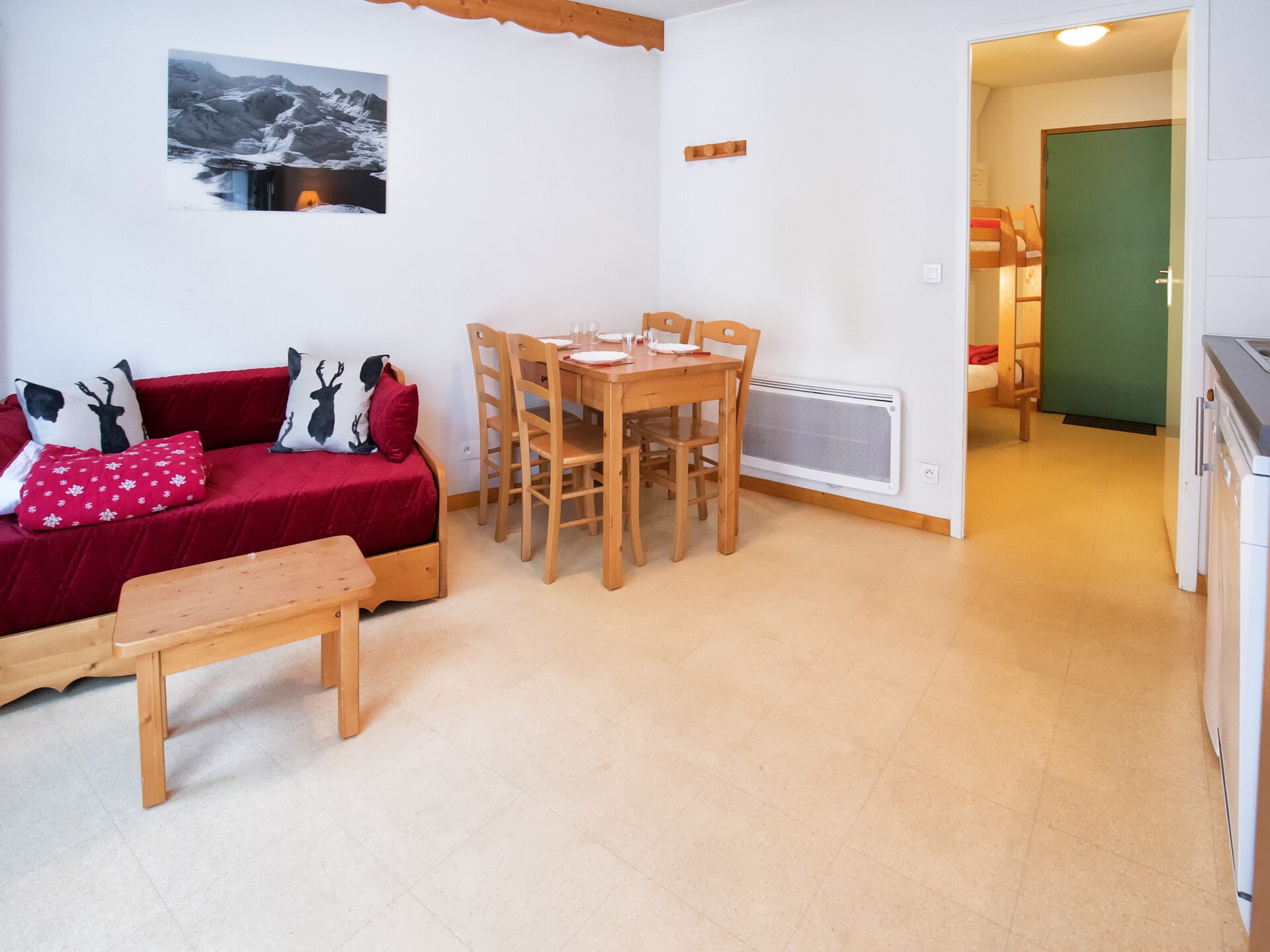 Aan de piste: Gezellige studio voor 4 personen in Val Cenis - foto 6