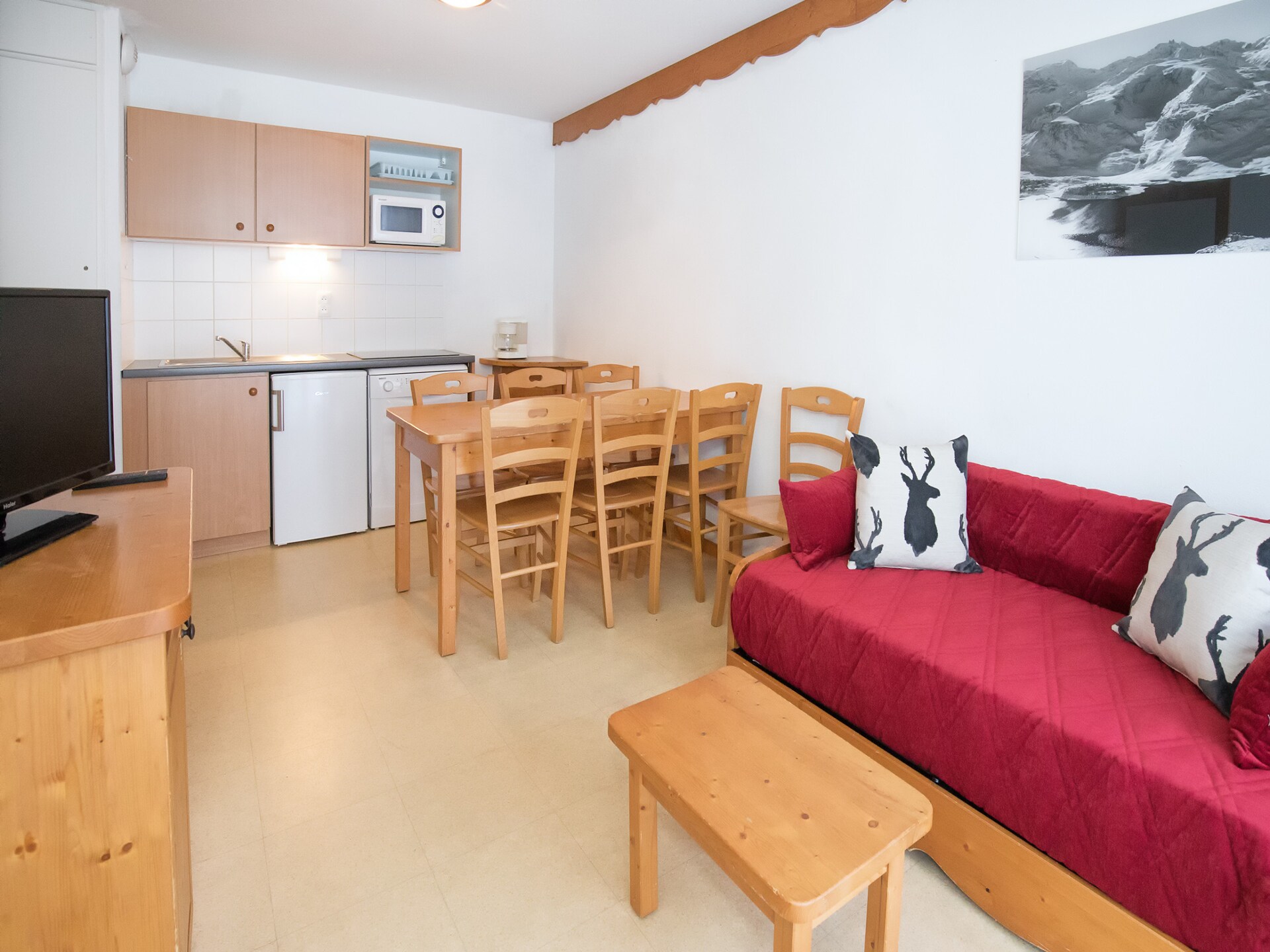 Ruim 8-persoonsappartement met balkon op 50m van de skilift in Val Cenis - foto 7