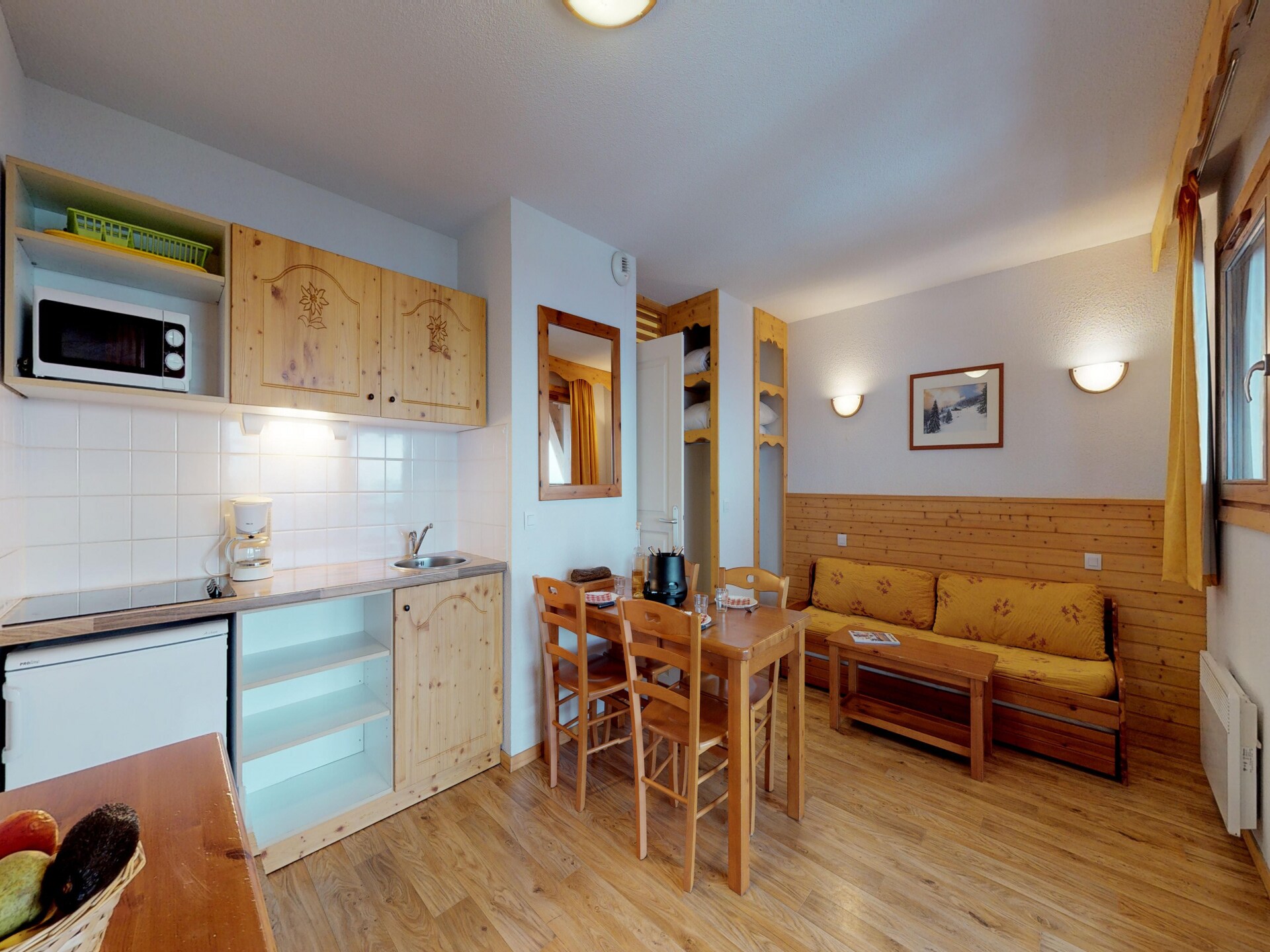 Studio 4 pers aan de golfbaan in Chamrousse, 100m van de skilift - foto 10