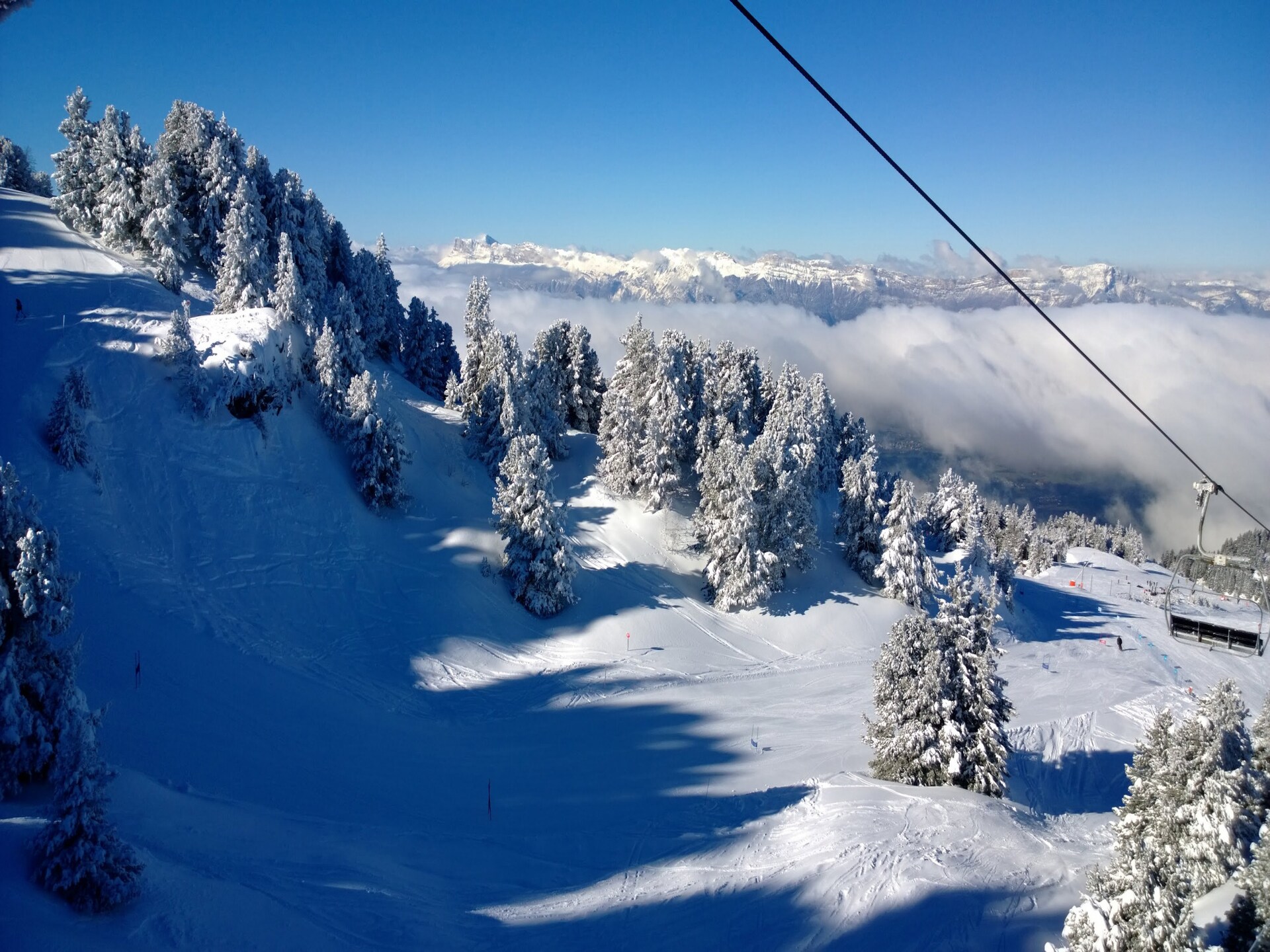 Studio 4 pers aan de golfbaan in Chamrousse, 100m van de skilift - foto 14