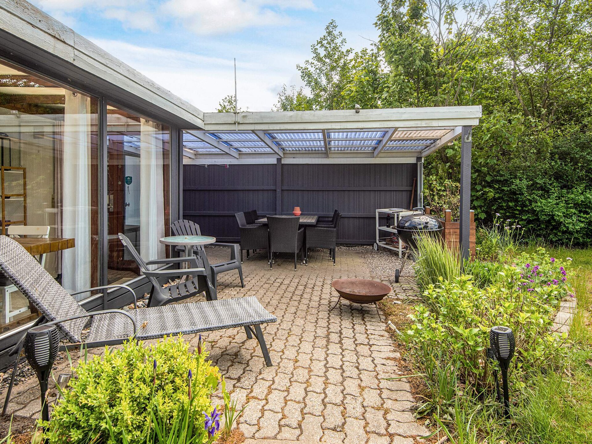 Zonovergoten vakantiehuis met whirlpool en tuin op 700m van de fjord in Hemmet - foto 48