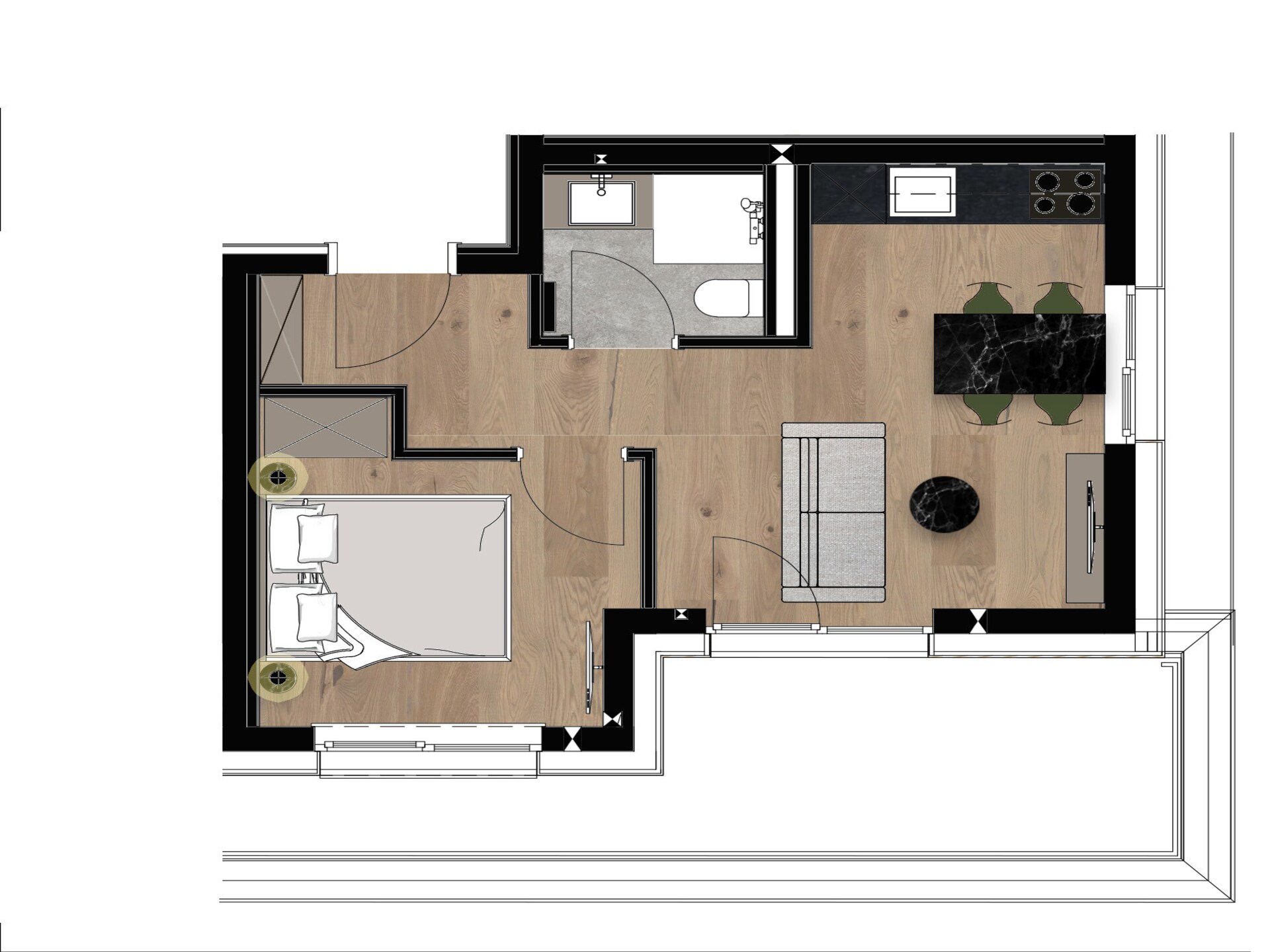 Appartement Gipfelglück 4: Uitzicht op de piste in Kirchberg - foto 25