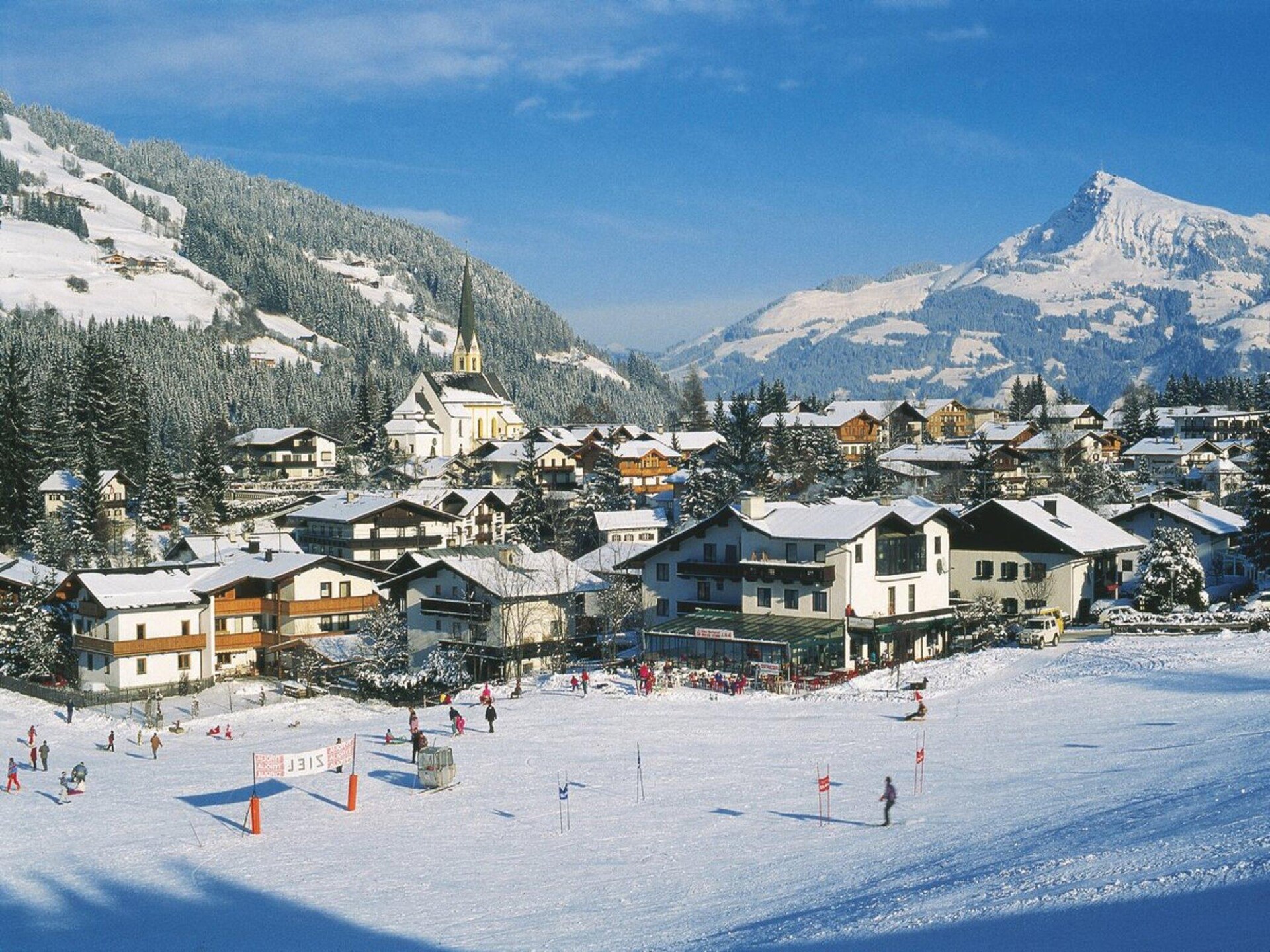Appartement Gipfelglück 4: Uitzicht op de piste in Kirchberg - foto 21