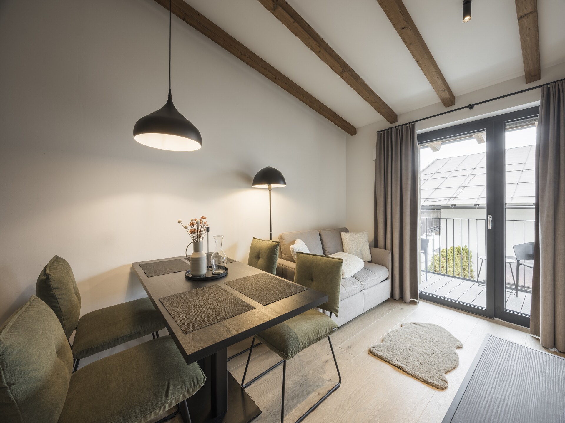 Appartement Gipfelglück 4: Uitzicht op de piste in Kirchberg - foto 8