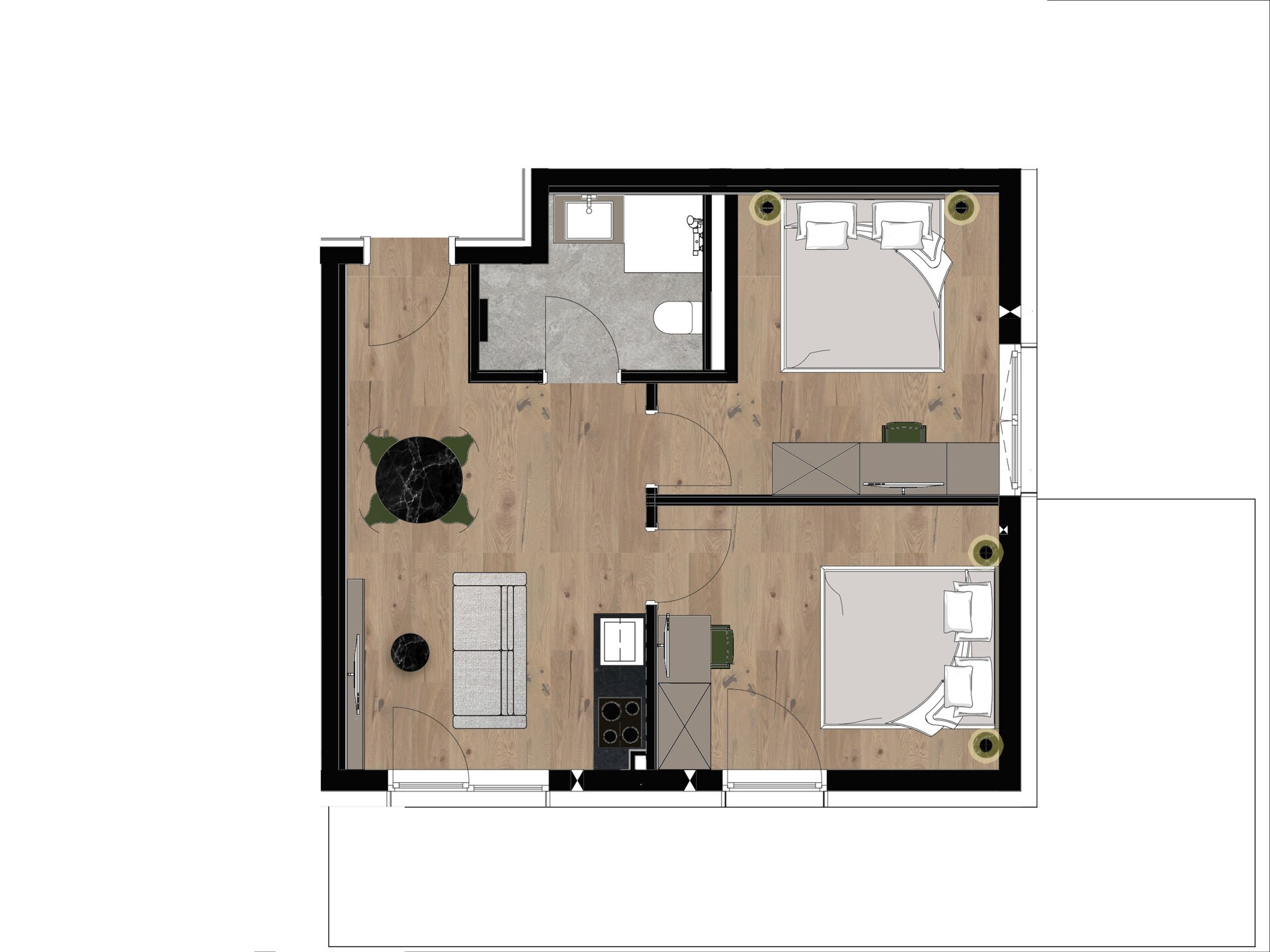 Gipfelglück 5: Modern appartement aan de golfbaan in Kirchberg - foto 3