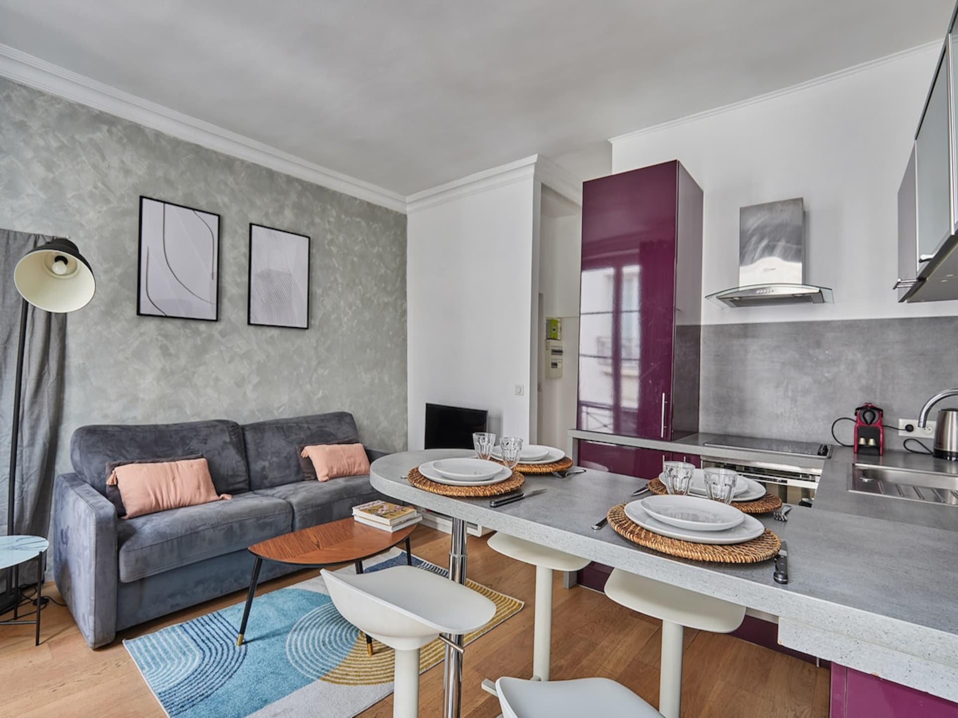 Licht appartement in hartje Parijs, vlakbij Grands Boulevards - foto 1