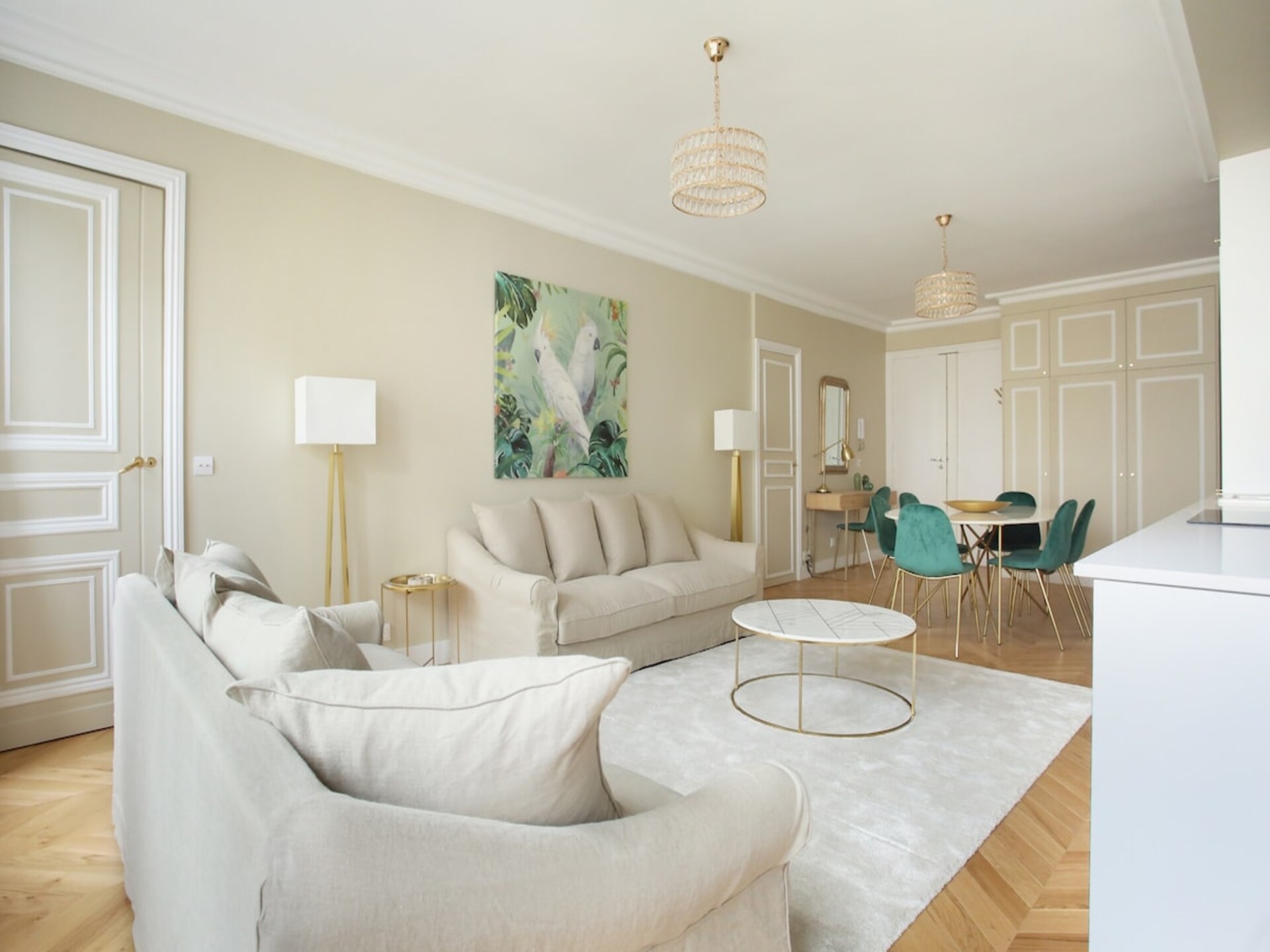 Elegant appartement 121m² in hartje 8e arrondissement Parijs voor 8 personen - foto 1