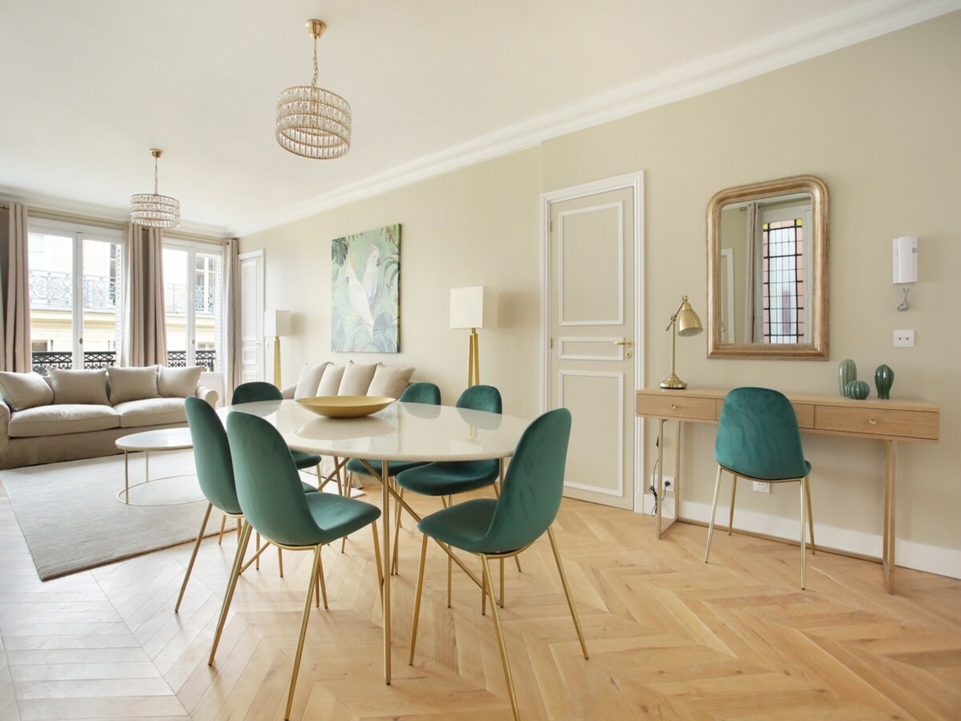 Elegant appartement 121m² in hartje 8e arrondissement Parijs voor 8 personen - foto 8